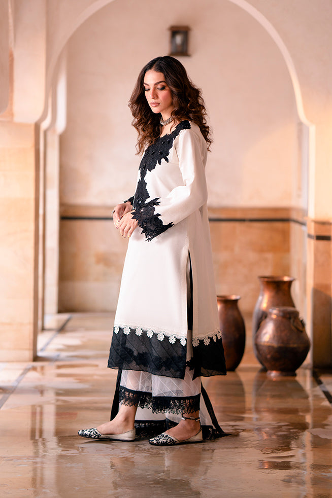 Fozia Khalid | Kahani Silk Luxury Dresses | Chandni - Official Fozia Khalid stockist in UK - Sakeena London