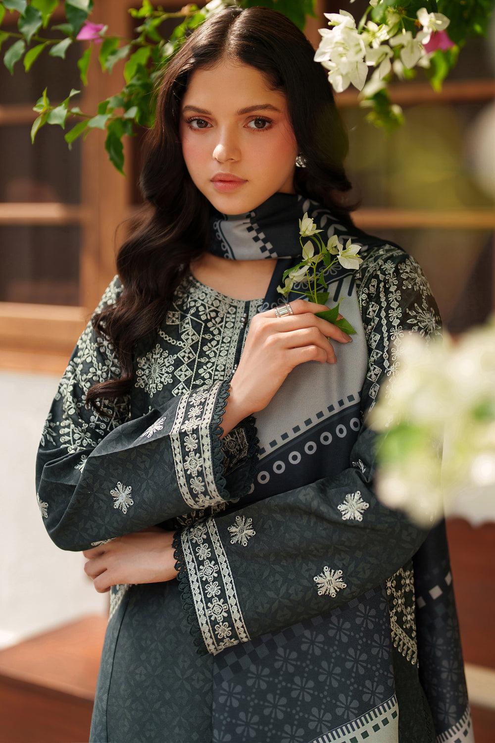 Farasha | Meline Premium Viscose 25 | Slate Gray - Official Farasha stockist in UK - Sakeena London