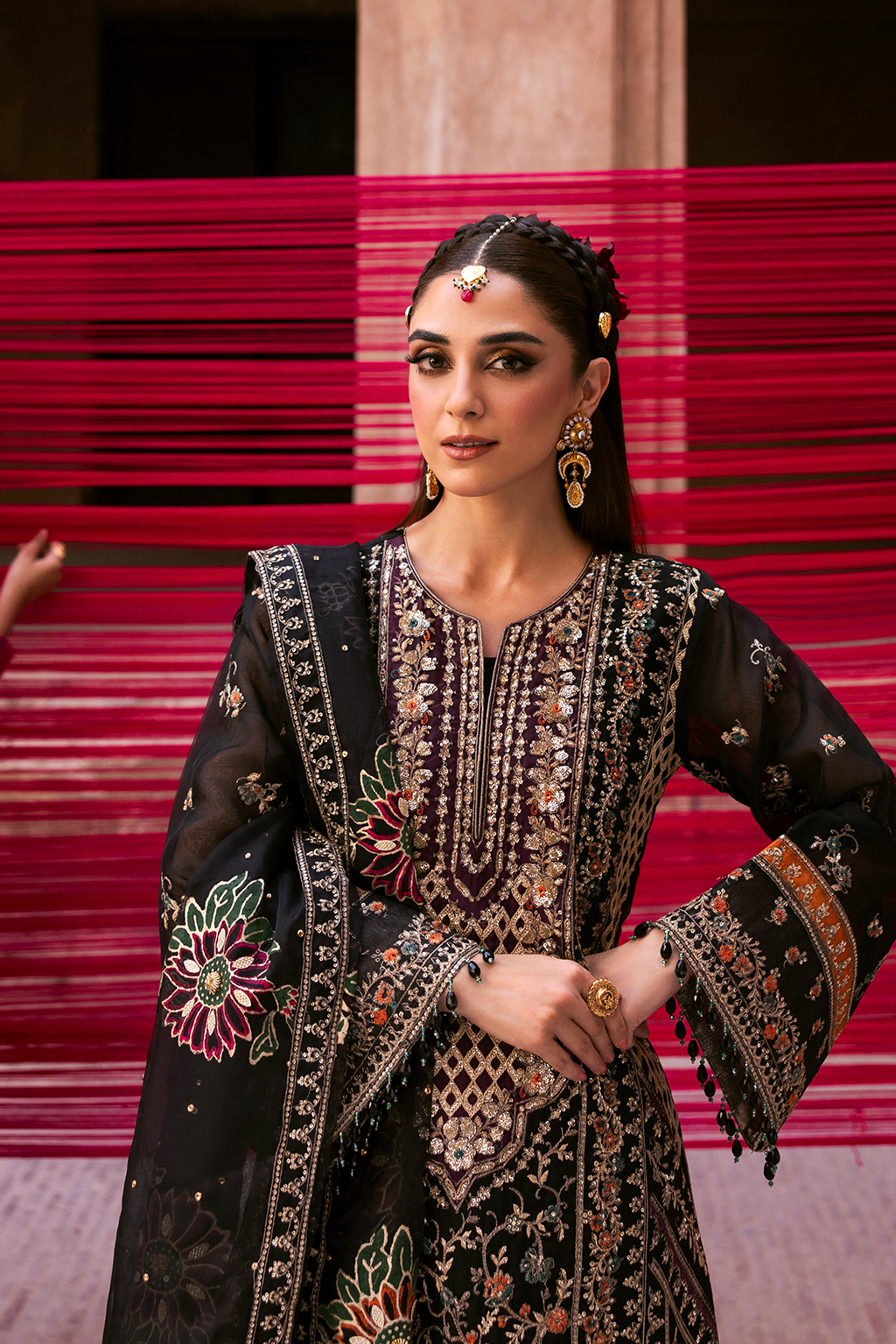 Emaan Adeel I The Empress Wedding Formals I NOCTELLE - Official Emaan Adeel stockist in UK - Sakeena London