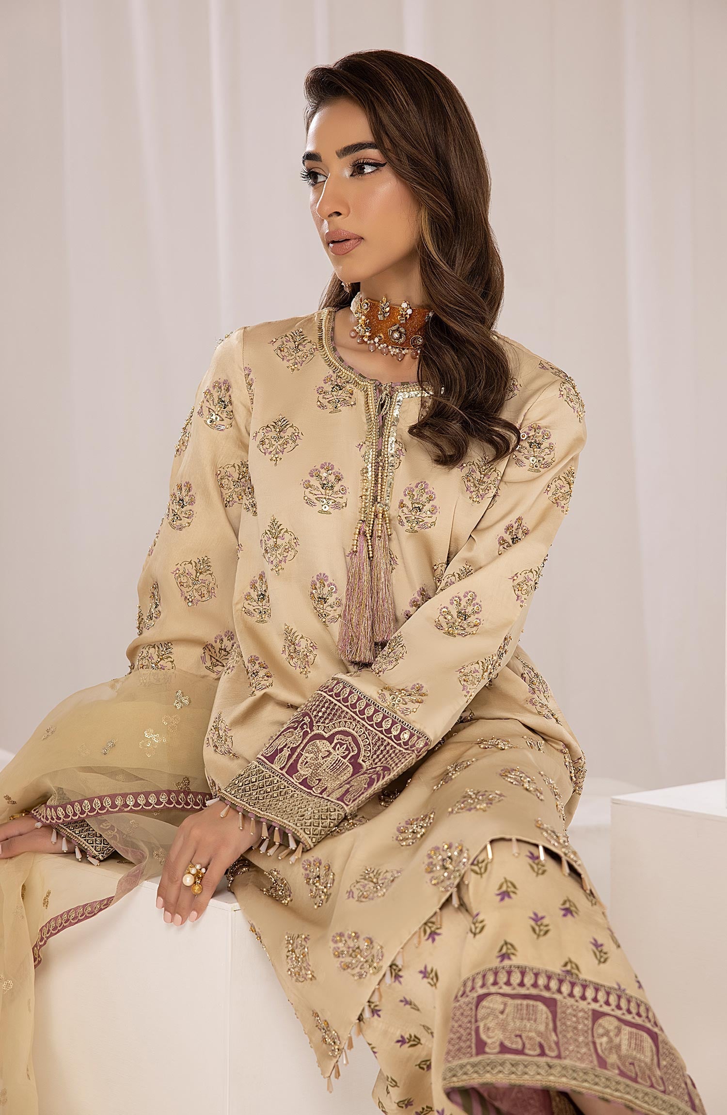 Mina Kashif | Luxury Pret | MK23-17 - Official Mina Kashif stockist in UK - Sakeena London