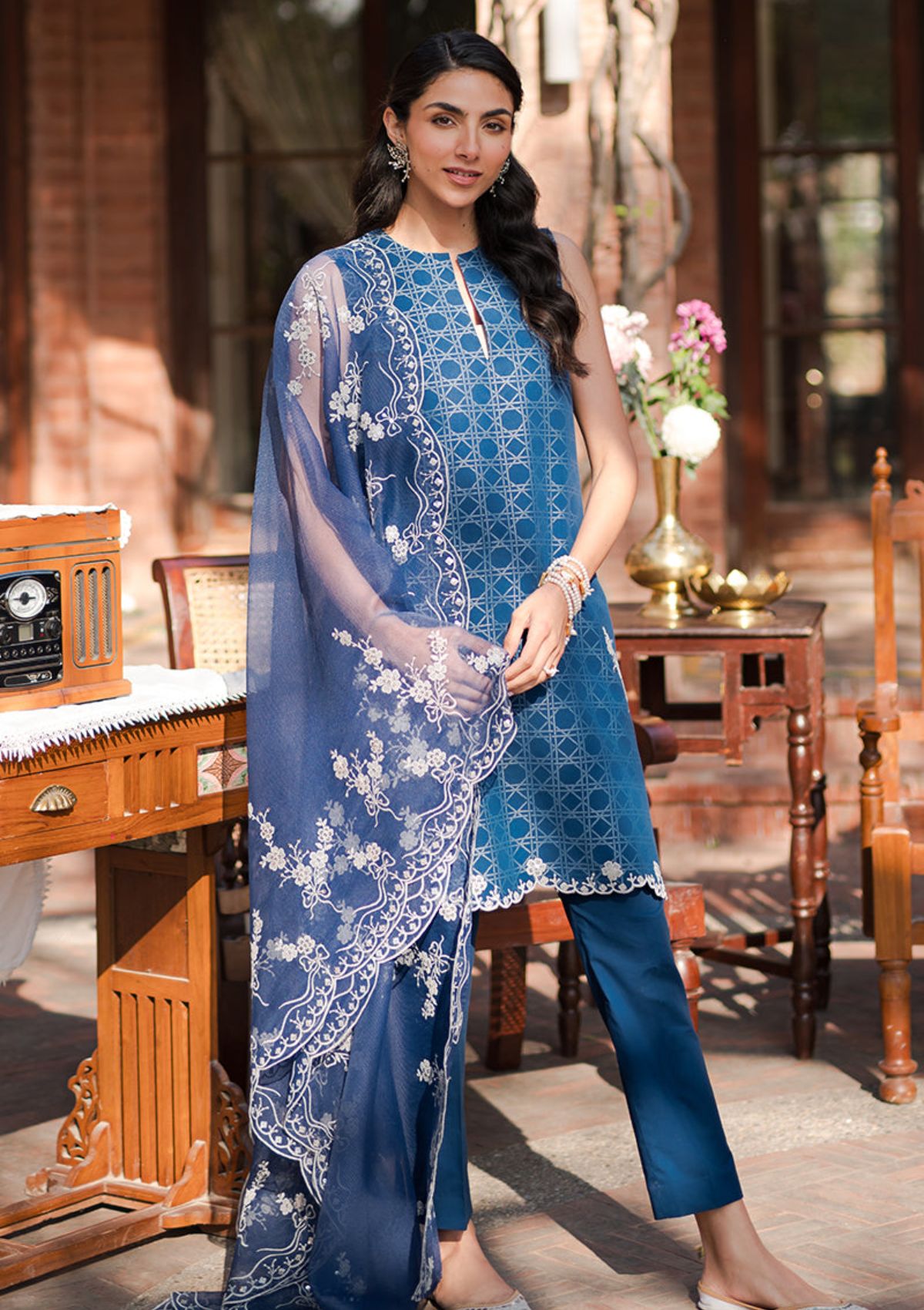 Lawn Collection - Cross Stitch - EidÃÂÃÂ LawnÃÂÃÂ - CEL24#05 - ANTIQUE ROYAL