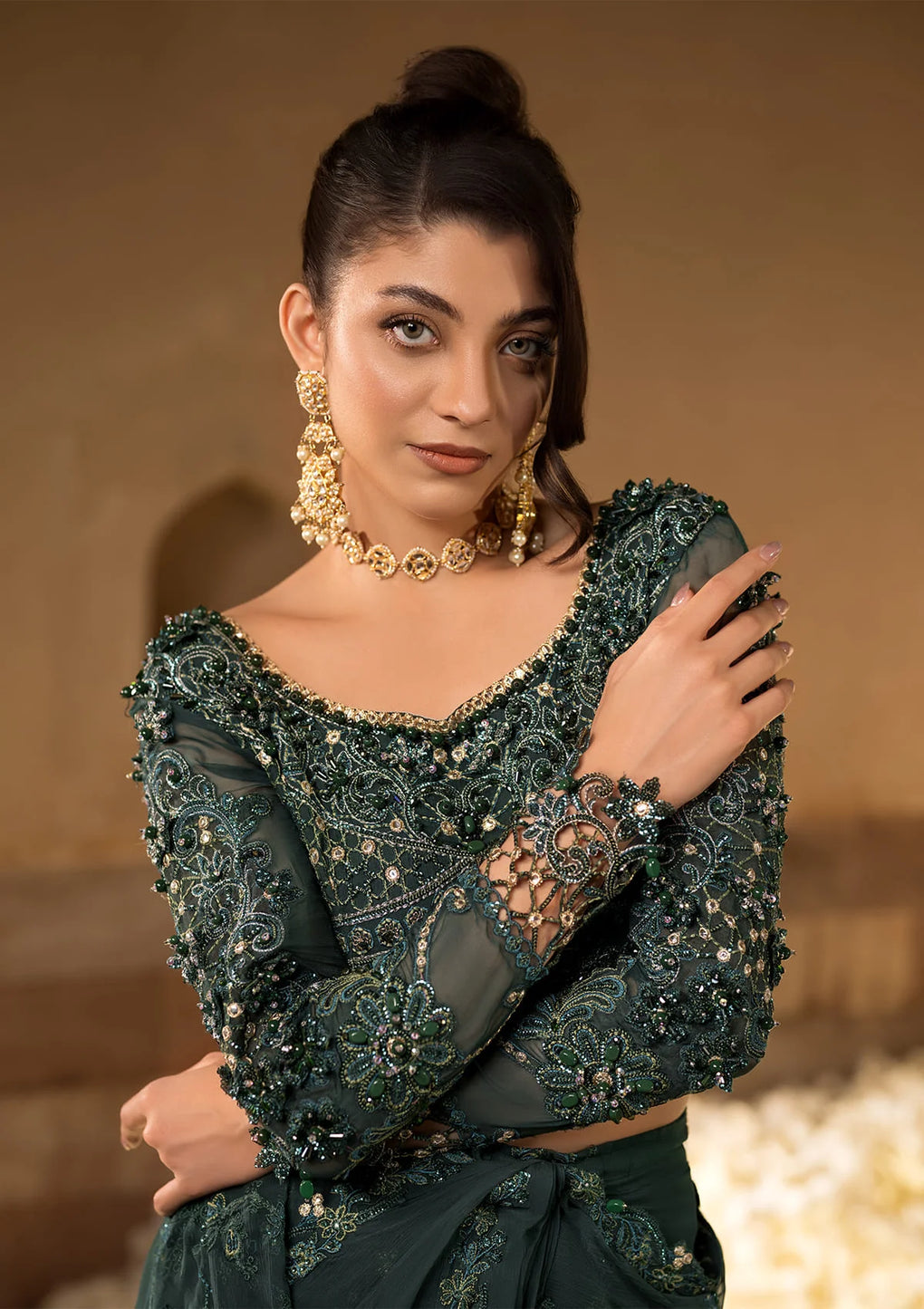 Elaf Premium | Formal Handwork Collection | EFH-01 JAHAN ARA - Official Elaf Premium stockist in UK - Sakeena London