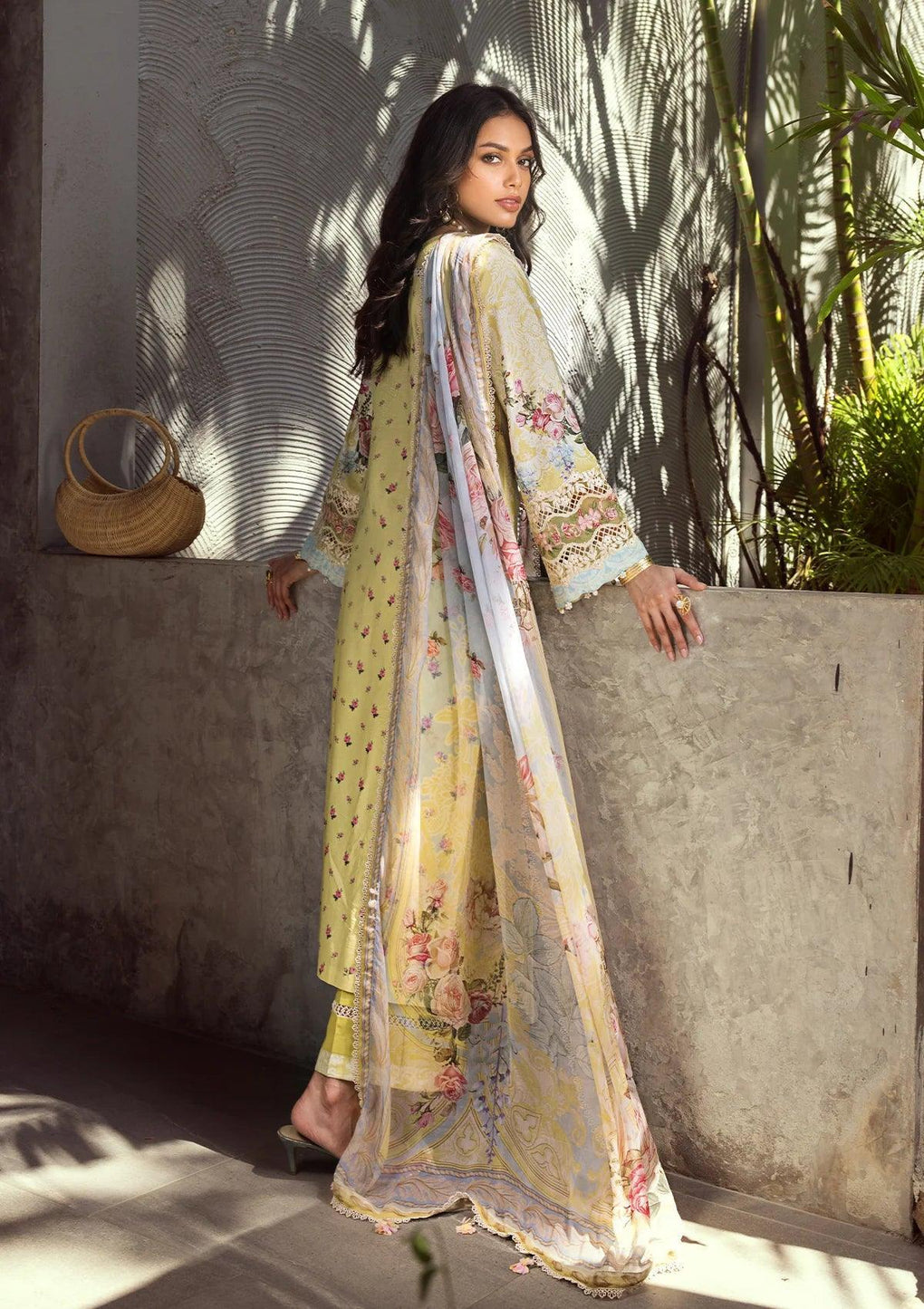 Elaf Premium | Luxury Lawn | Pixie Dust 02A - Official Elaf Premium stockist in UK - Sakeena London
