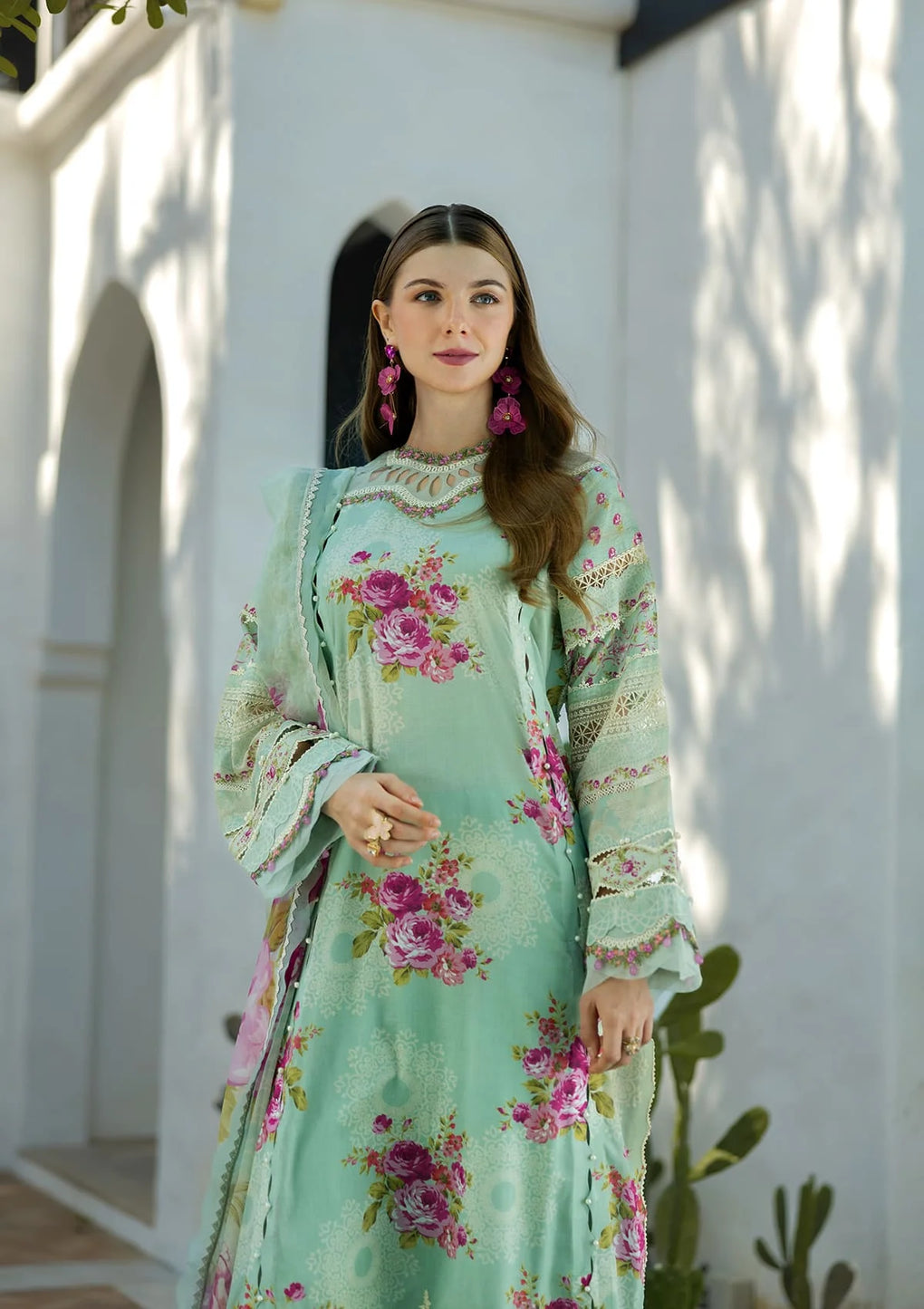 Elaf Premium | Signature 25 | ETS-03A TURQUOISE - Official Elaf Premium stockist in UK - Sakeena London