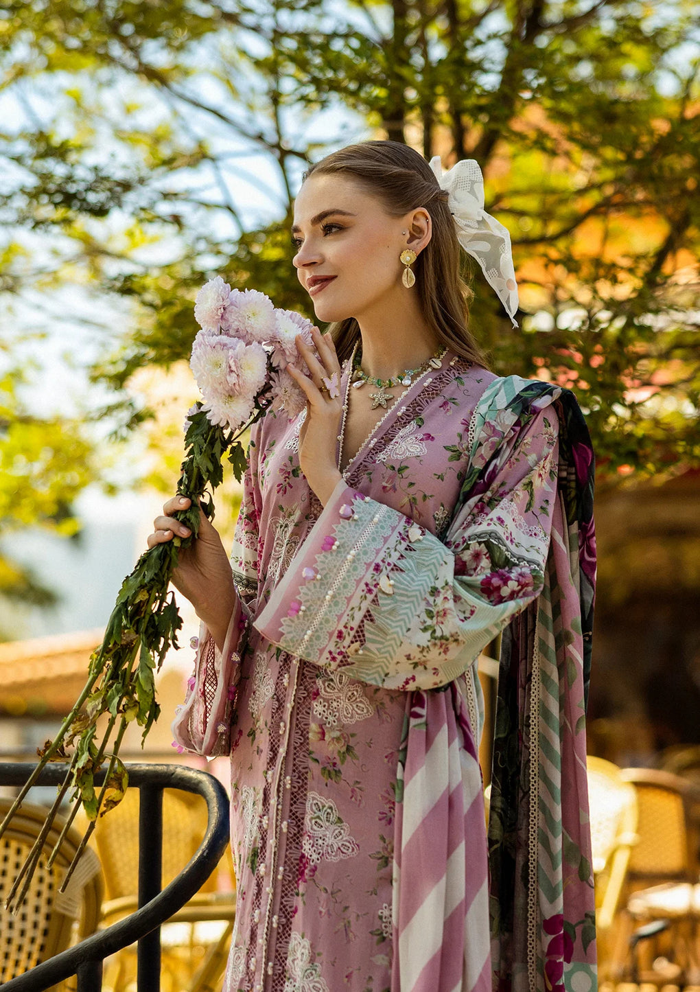 Elaf Premium | Print Chikankari 25 | ELK-05B FIA - Official Elaf Premium stockist in UK - Sakeena London