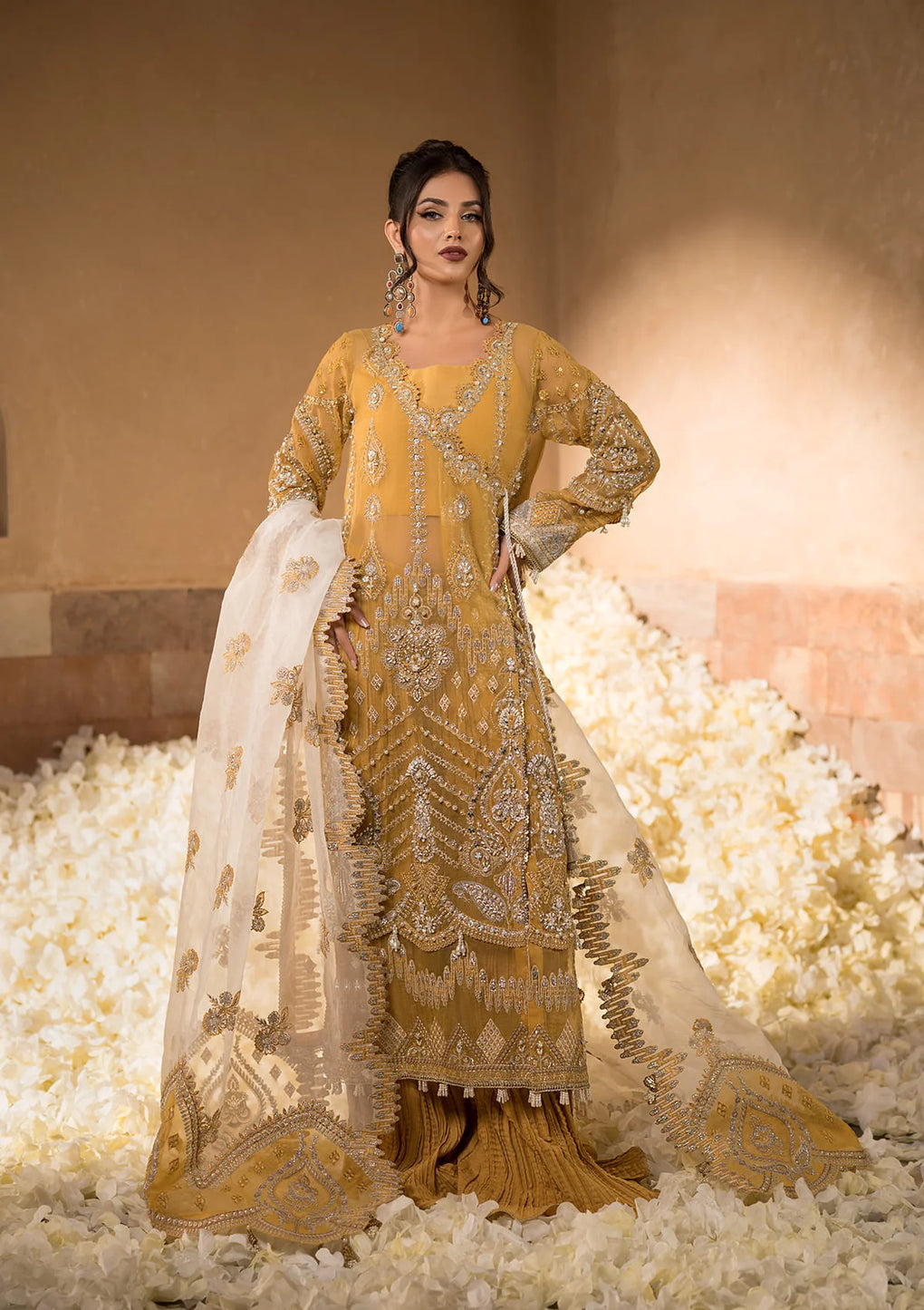 Elaf Premium | Formal Handwork Collection | EFH-07 SAHAR - Official Elaf Premium stockist in UK - Sakeena London