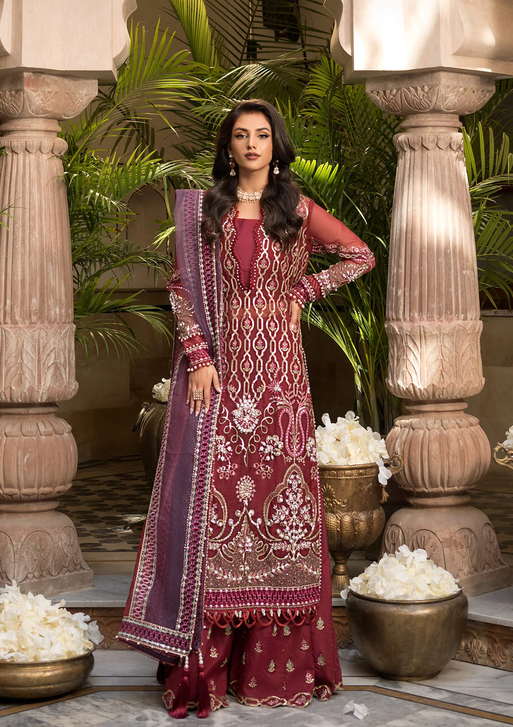 Elaf Premium | Formal Handwork Collection | EFH-06 GHAZAL - Official Elaf Premium stockist in UK - Sakeena London