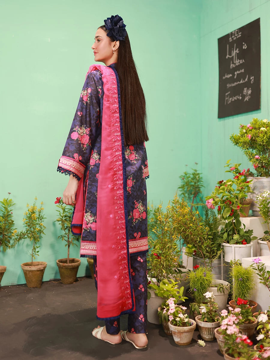 Salitex | Izel Lawn 24 | DAISY- LUXURY LAWN EMBROIDERED SUIT - Official Salitex stockist in UK - Sakeena London