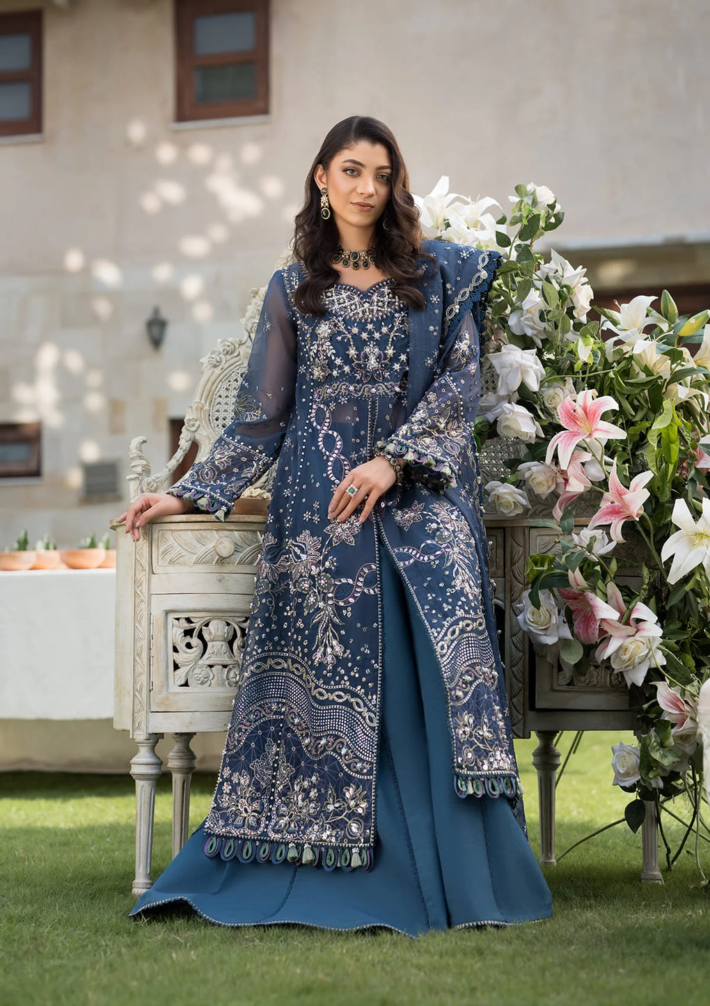 Elaf Premium | Formal Handwork Collection | EFH-04 FALAK - Official Elaf Premium stockist in UK - Sakeena London