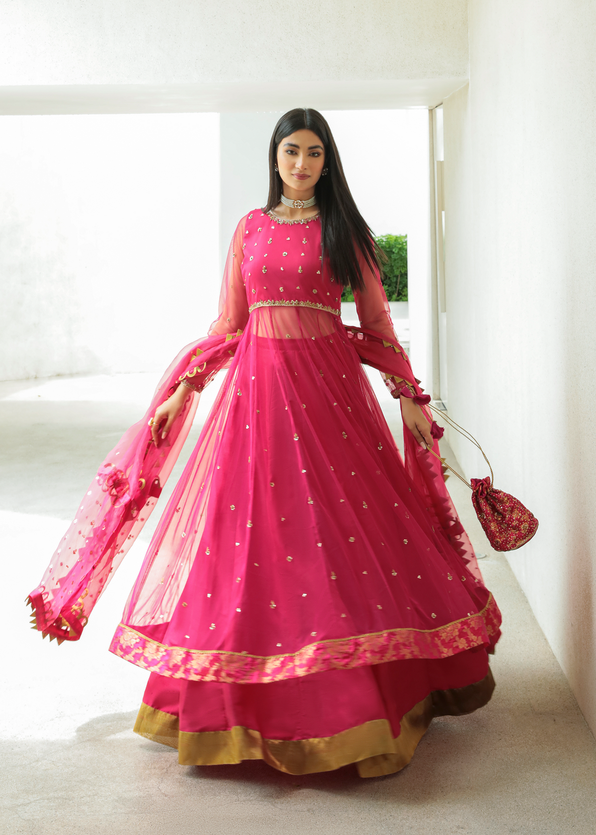 Purple Haze Pret Studio | Apsara Formals | Rose Pink Pashwas - Official Purple Haze stockist in UK - Sakeena London