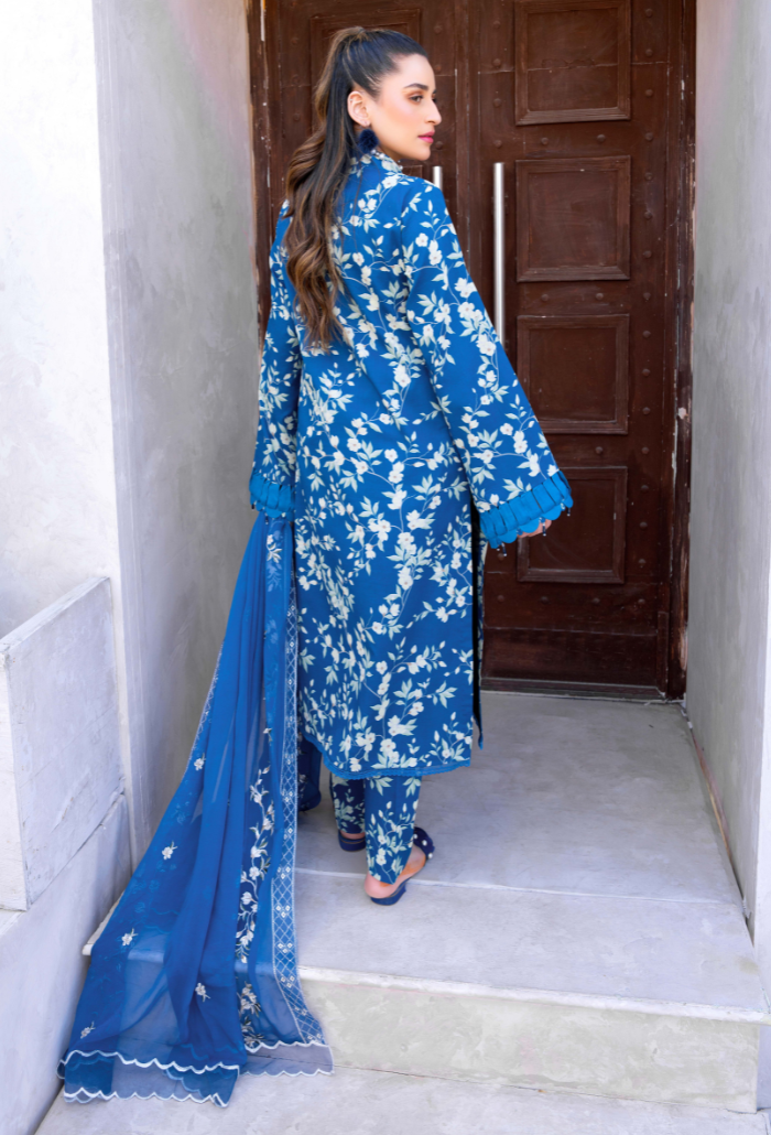 Humdum | Gardenia Lawn 24 | PLG 3 - D09 - Official HumDum stockist in UK - Sakeena London