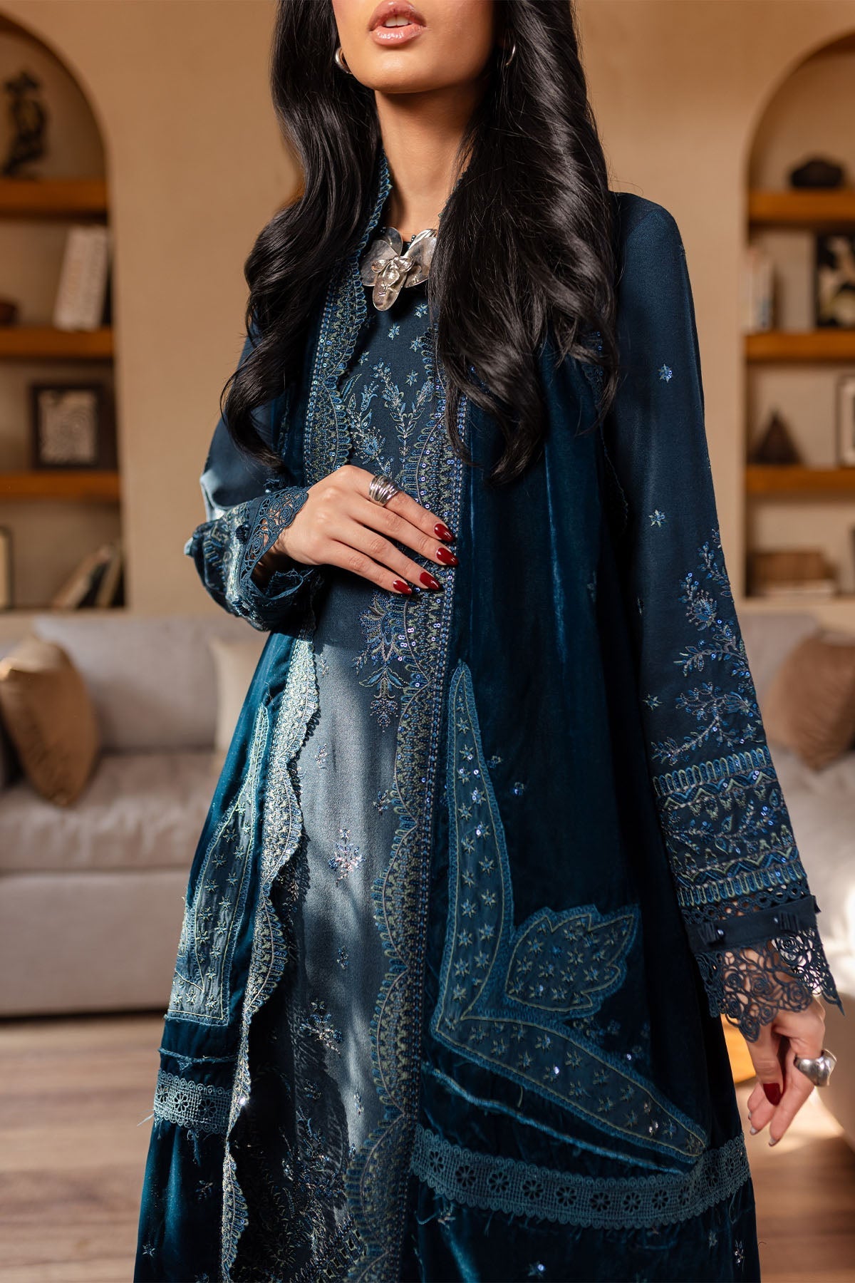 Nureh | Exclusive Shawls | NE-127 - Official Nureh stockist in UK - Sakeena London
