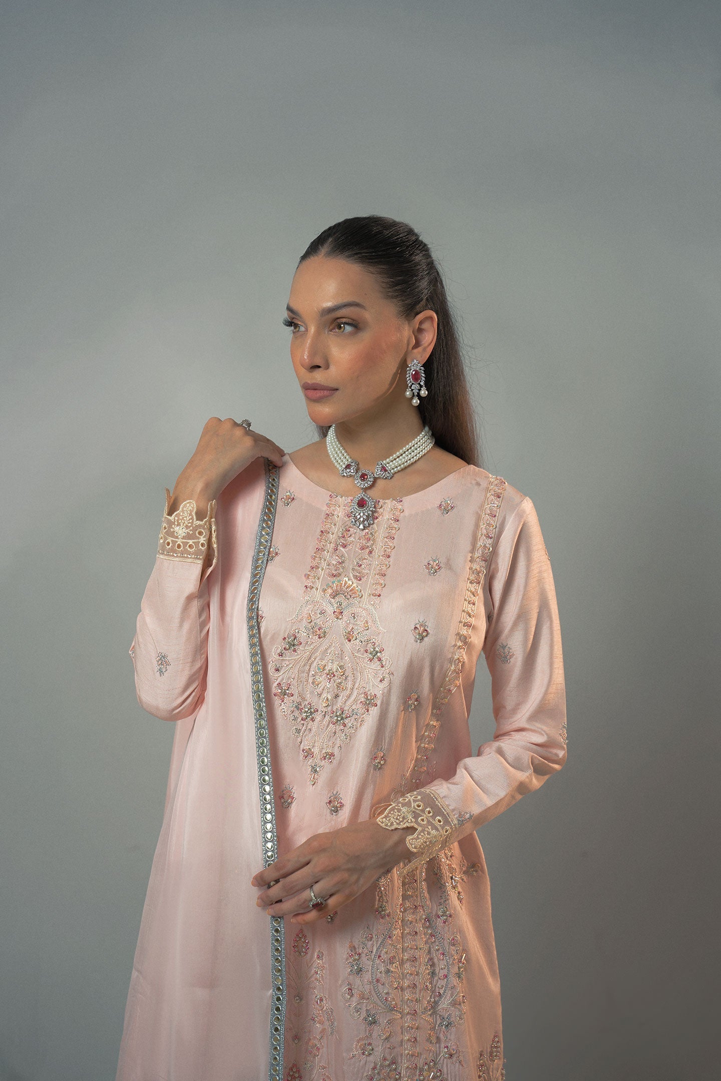 Fozia Khalid | Dilkash Festive Wear 25 | Mira - Official Fozia Khalid stockist in UK - Sakeena London