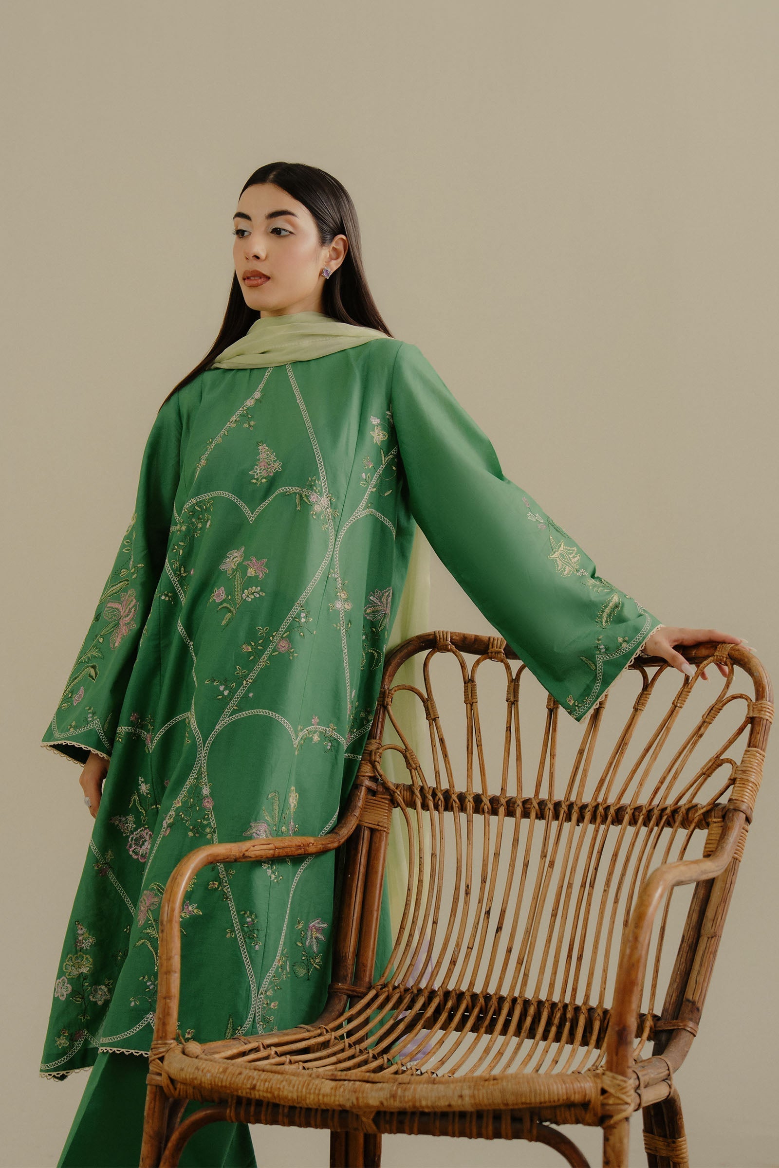 Zara Shahjahan | Coco Lawn 25 | Tara-8B - Official Zara Shahjahan stockist in UK - Sakeena London