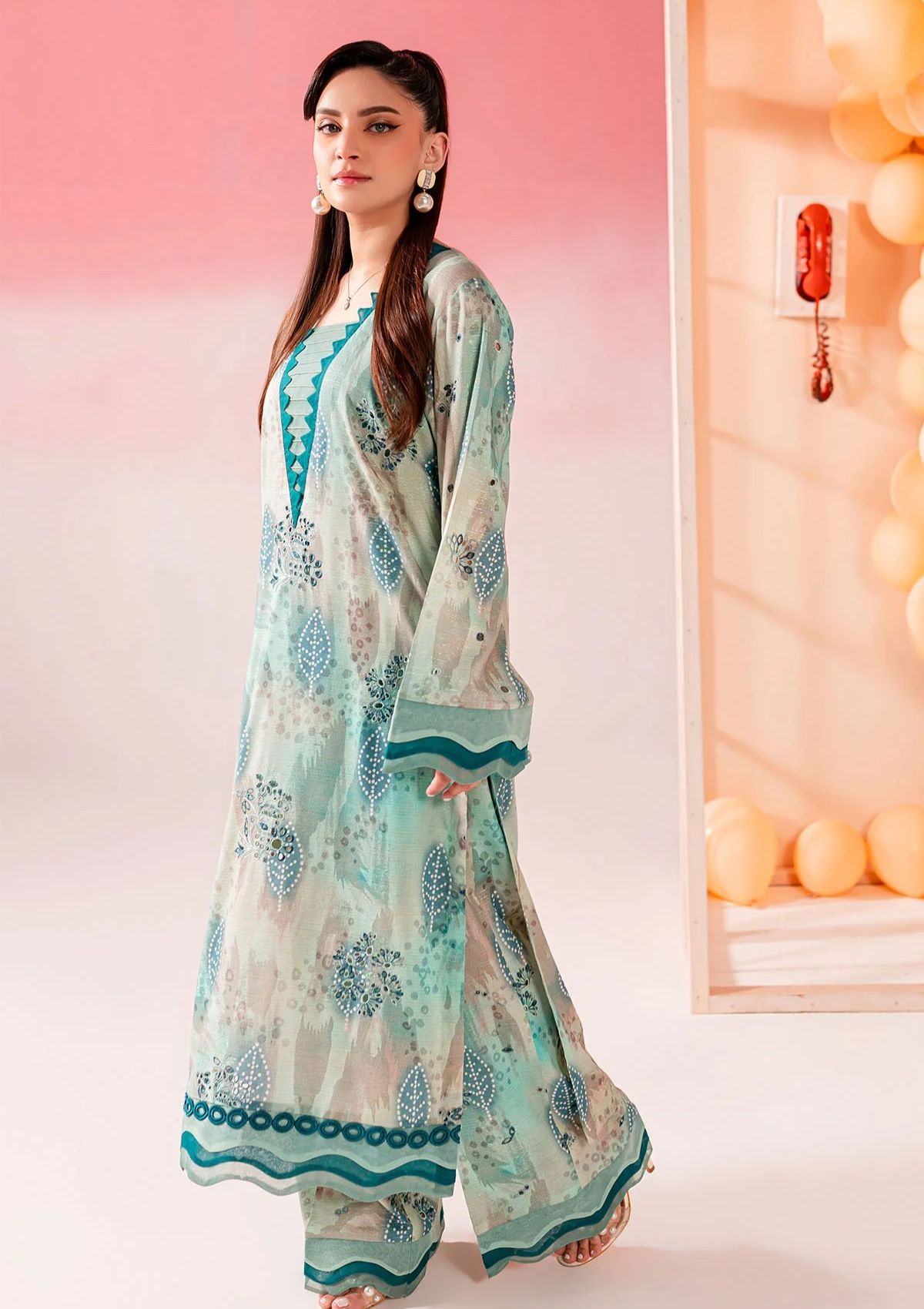 Lawn Collection - Nureh -  Ballerina 24 - NU2#138