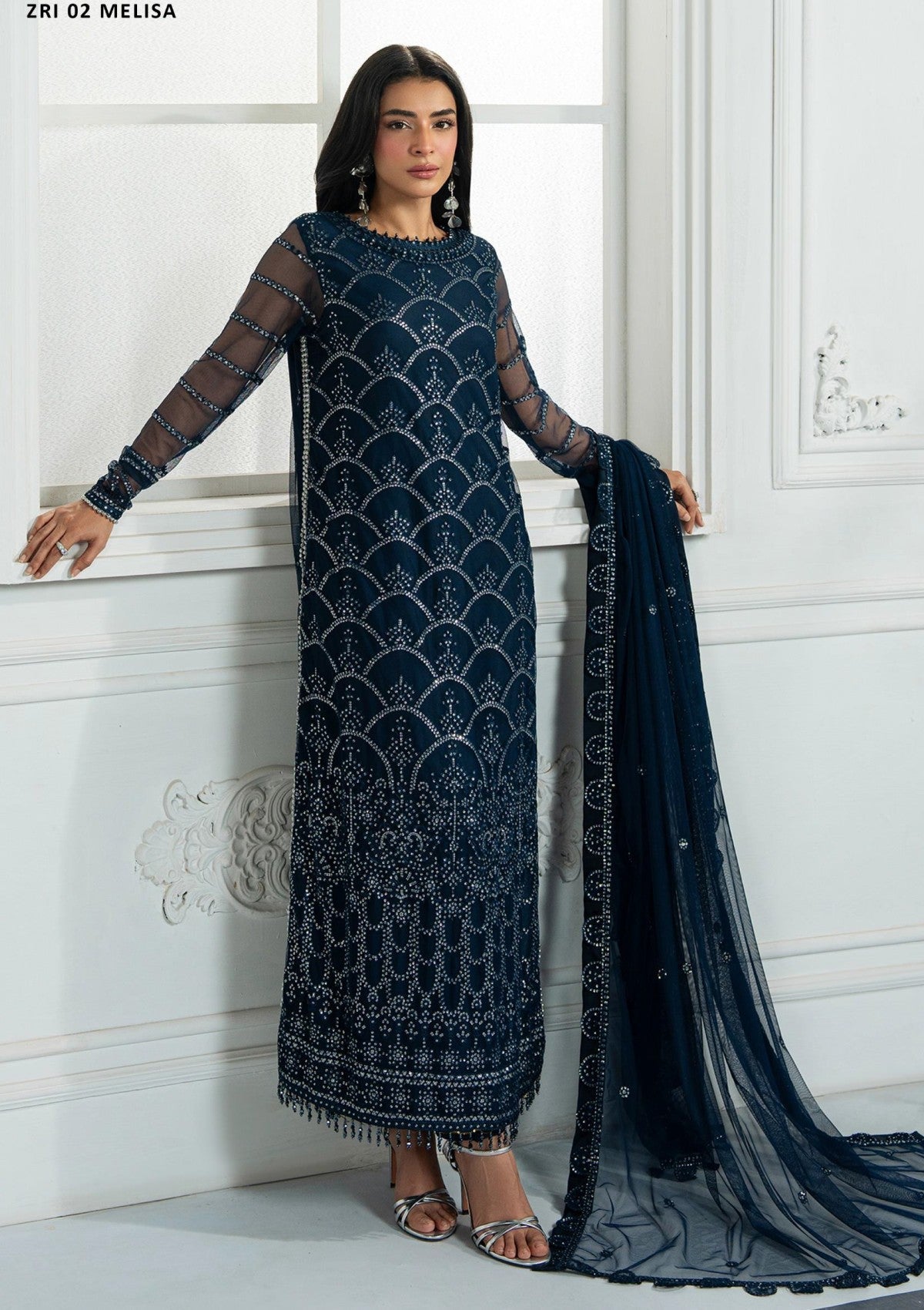 Formals - Zarif - Inara - Unstitched 25 - ZRI#02 - MELISA