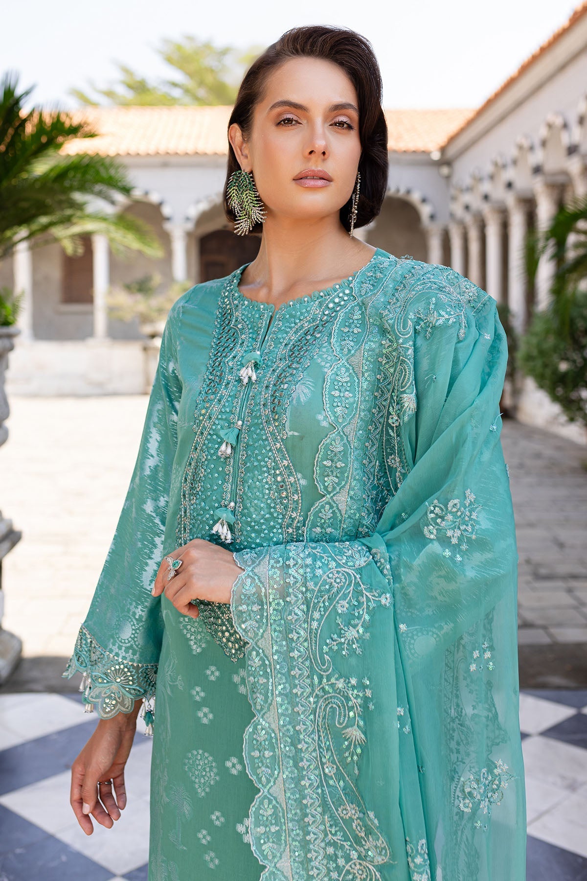 Nureh | Lawn Jacquard | NE-157 - Official Nureh stockist in UK - Sakeena London