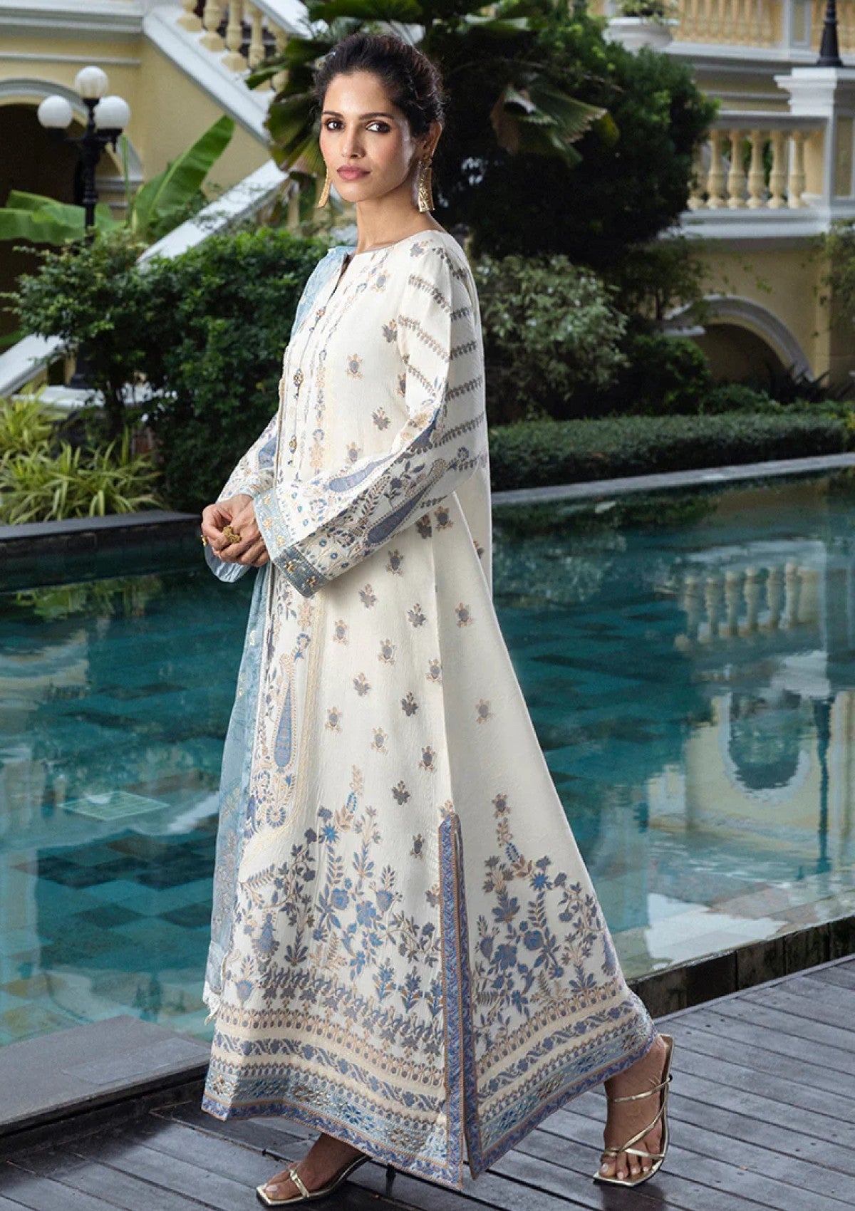 Lawn - Mushq - Seraph Jacquard - MSJ25#06 - Calafia
