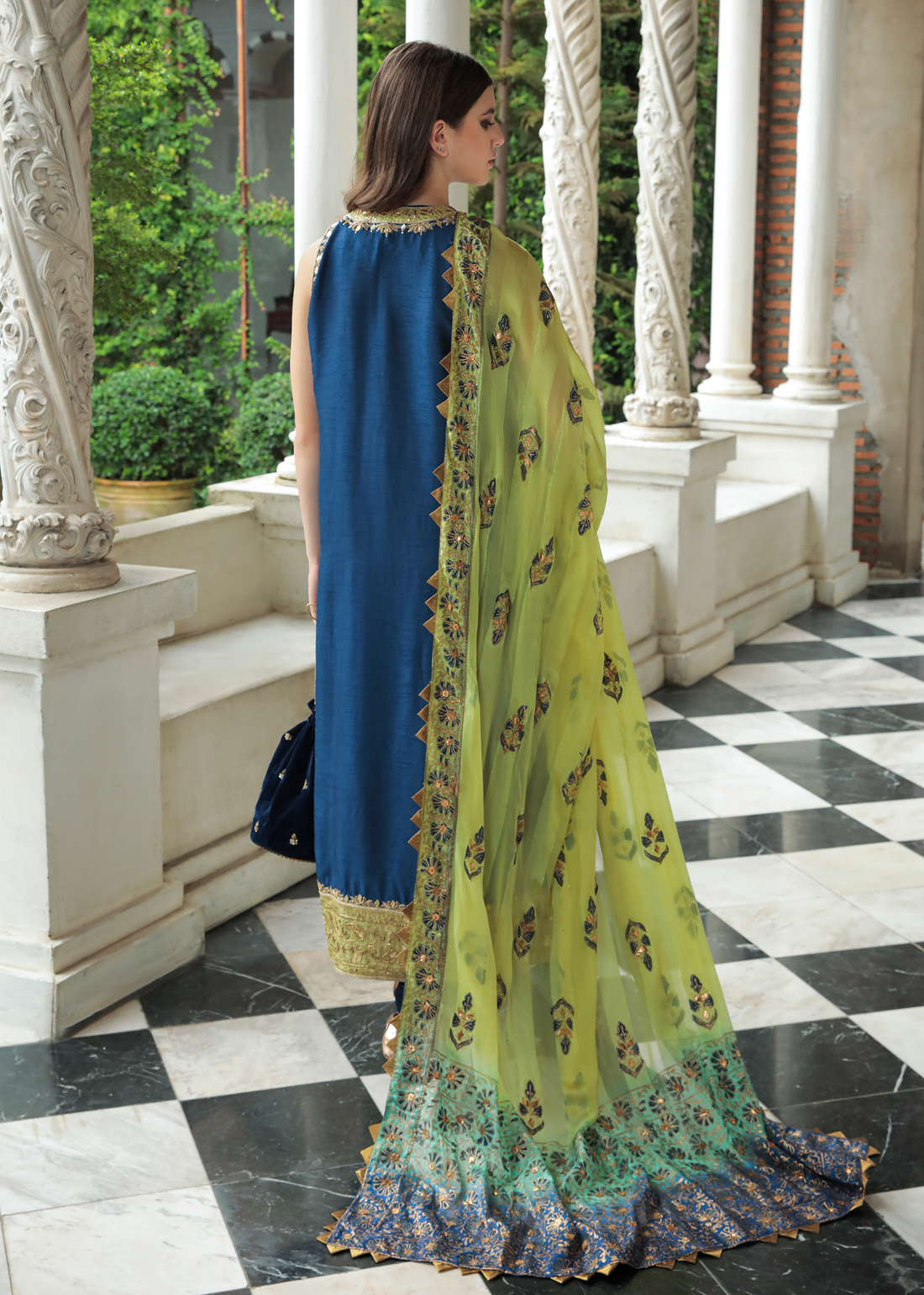 Purple Haze Pret Studio | Apsara Formals | Midnight blue outfit - Official Purple Haze stockist in UK - Sakeena London