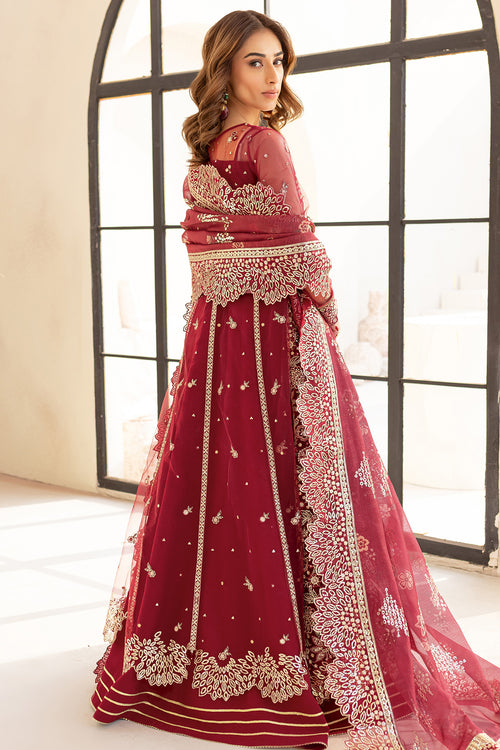 Farasha | Lu Zella Premium Formals 25 | Carmine Allure - Official Farasha stockist in UK - Sakeena London