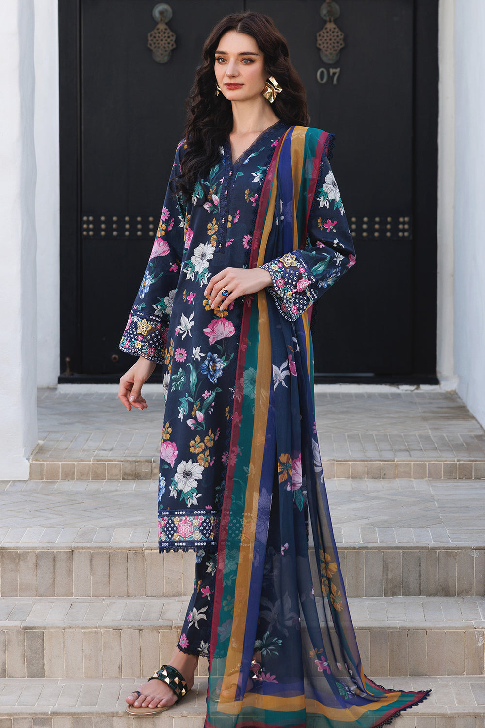 Farasha | Printed Essentials | Floral Stardust - Official Farasha stockist in UK - Sakeena London