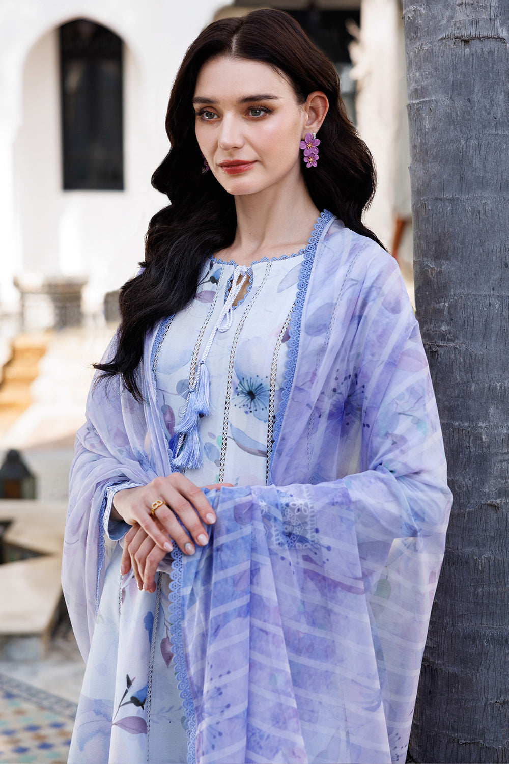 Farasha | Printed Essentials | Sky Breeze - Official Farasha stockist in UK - Sakeena London