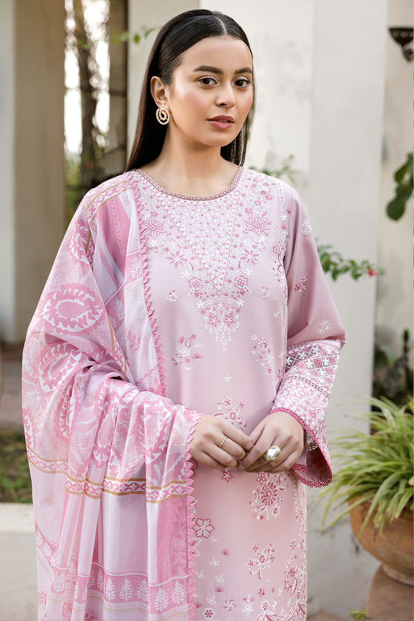 Farasha | Summer Weaves Embroidered Lawn | Muted Bloom - Official Farasha stockist in UK - Sakeena London
