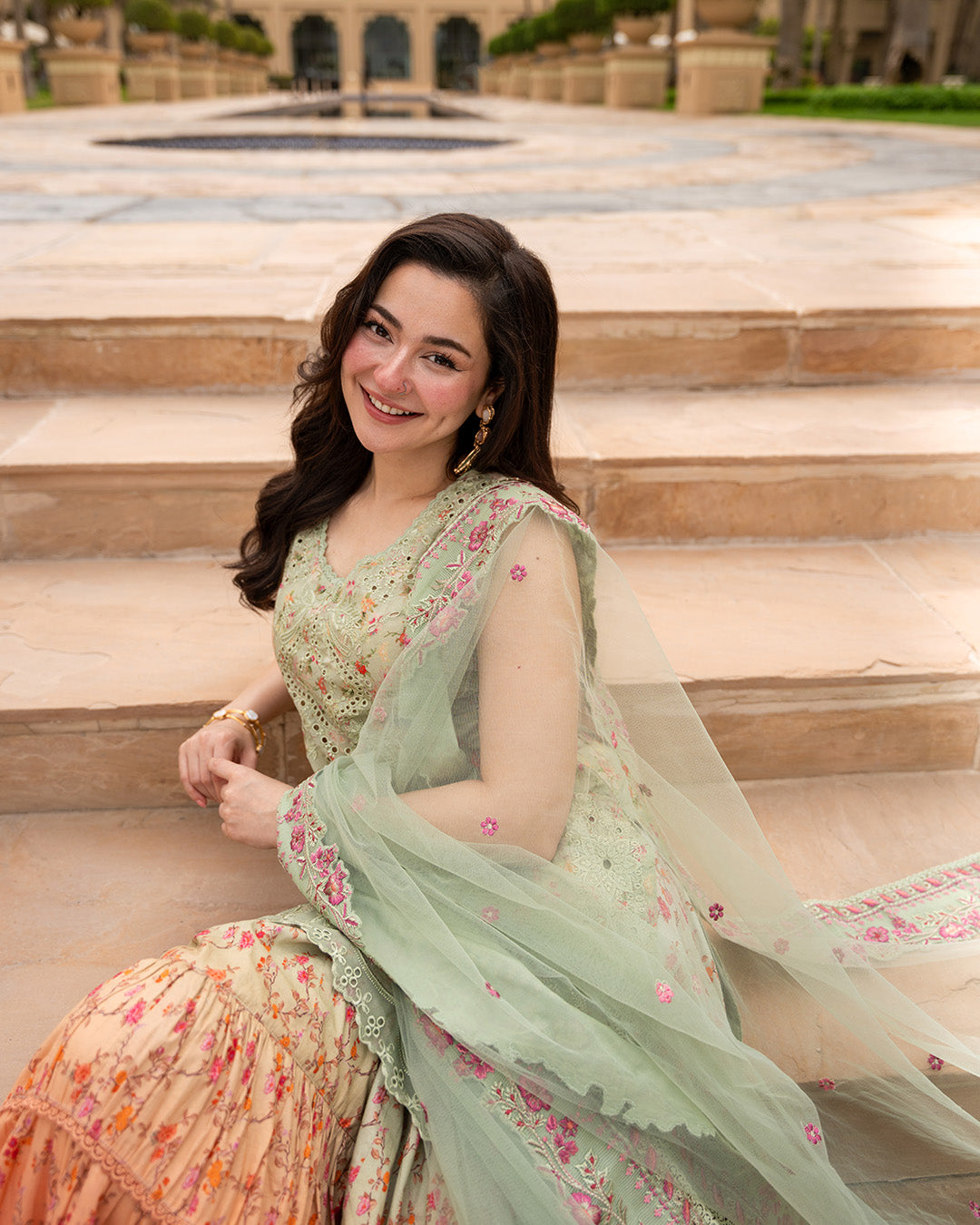 Faiza Saqlain | Aya Luxury Lawn 26' | Eldira