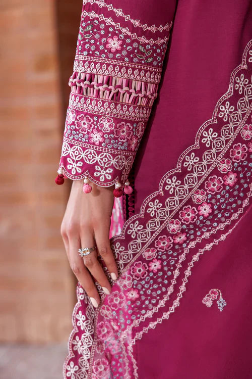 Farasha | Kaavish Lawn 24 | ROSY SOMBER - Official Farasha stockist in UK - Sakeena London