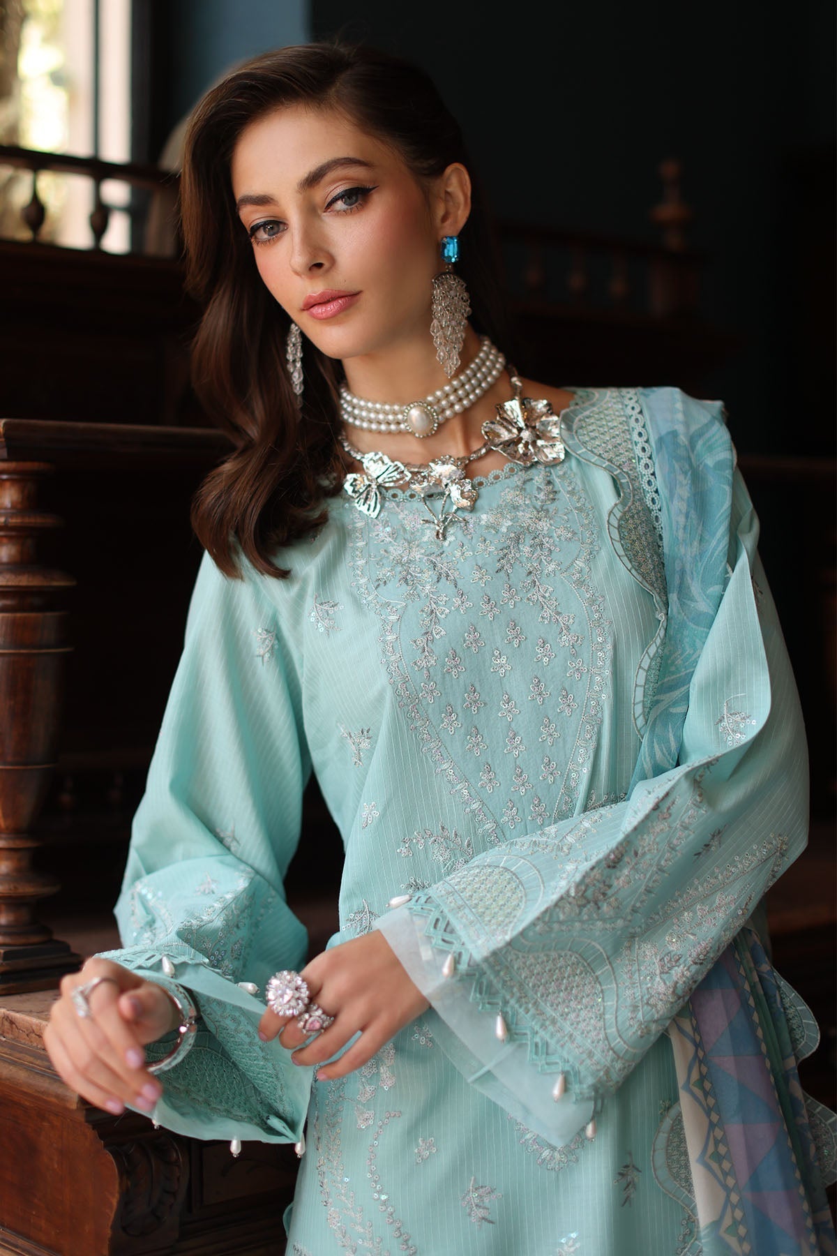 Nureh | Maya Lawn | NS-156 - Official Nureh stockist in UK - Sakeena London