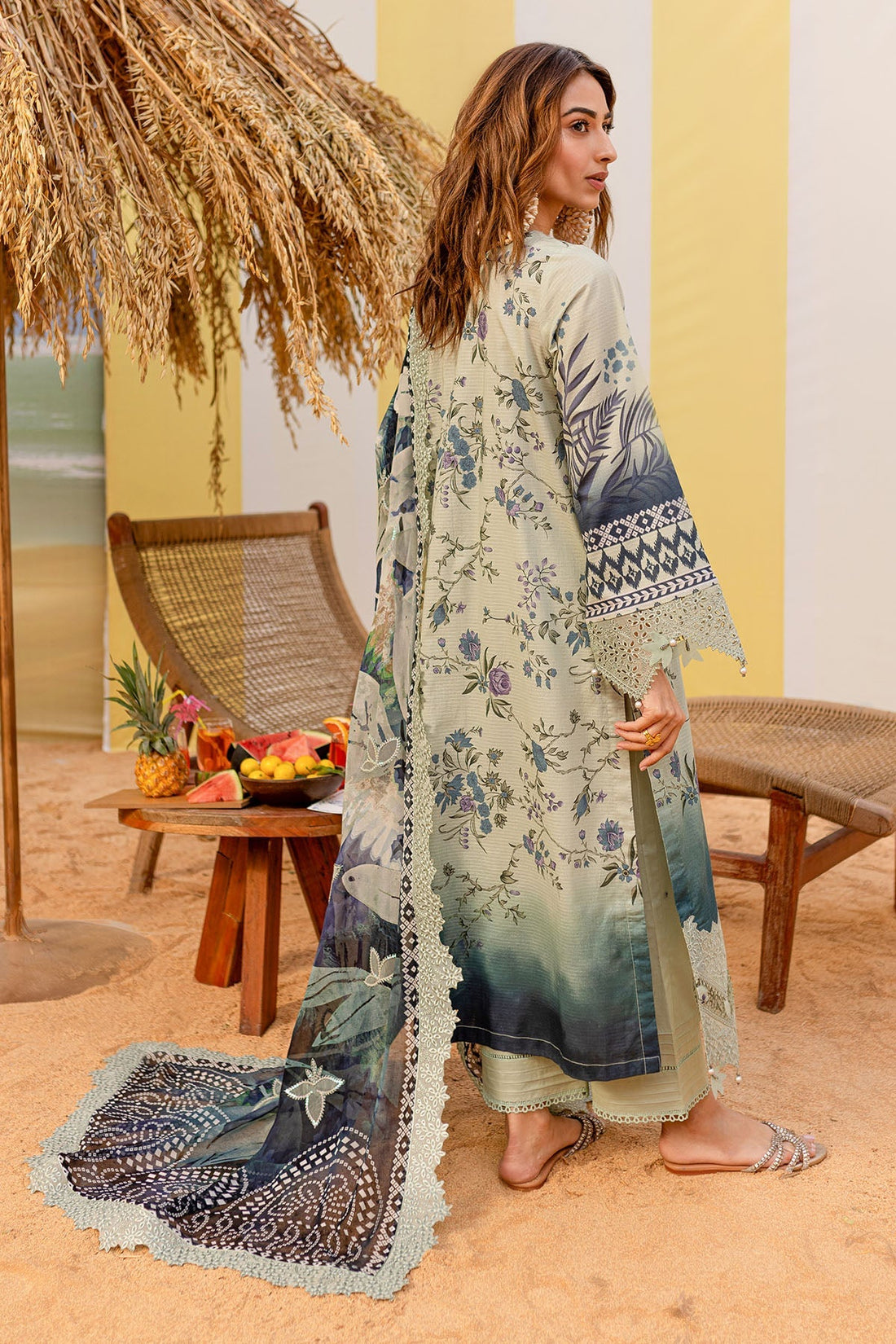 Nureh | Gardenia Lawn 25 | NSG-183 - Official Nureh stockist in UK - Sakeena London