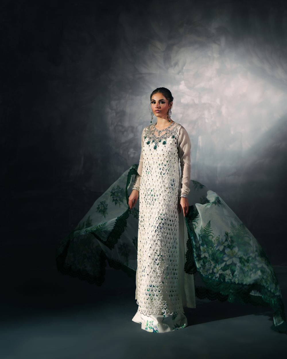 Vasal | Zyra Luxe Pret 26 | Emerald Whisper - Official Vasal stockist in UK - Sakeena London