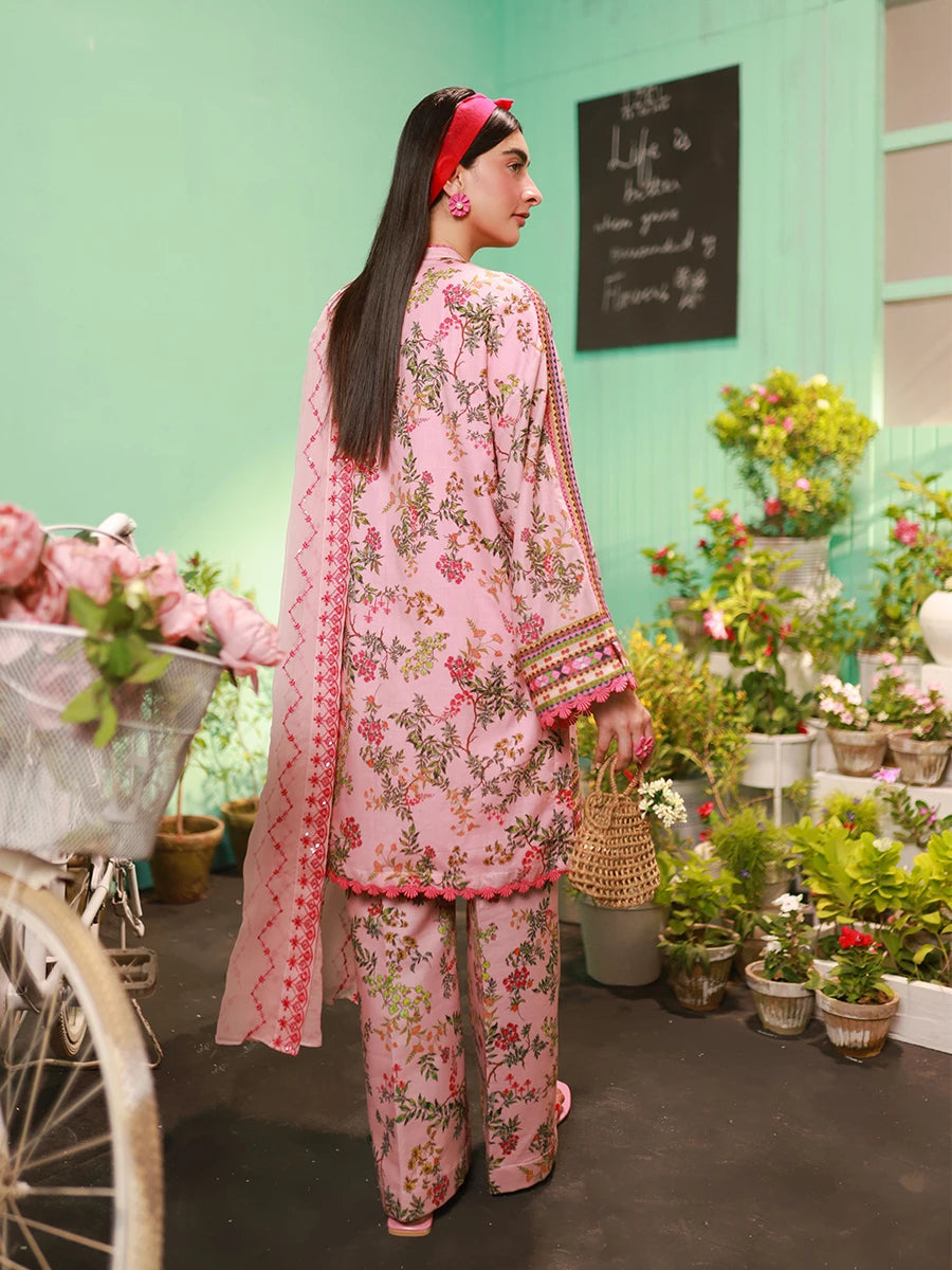 Salitex | Izel Lawn 24 | BLOSSOM - LUXURY LAWN EMBROIDERED SUIT - Official Salitex stockist in UK - Sakeena London
