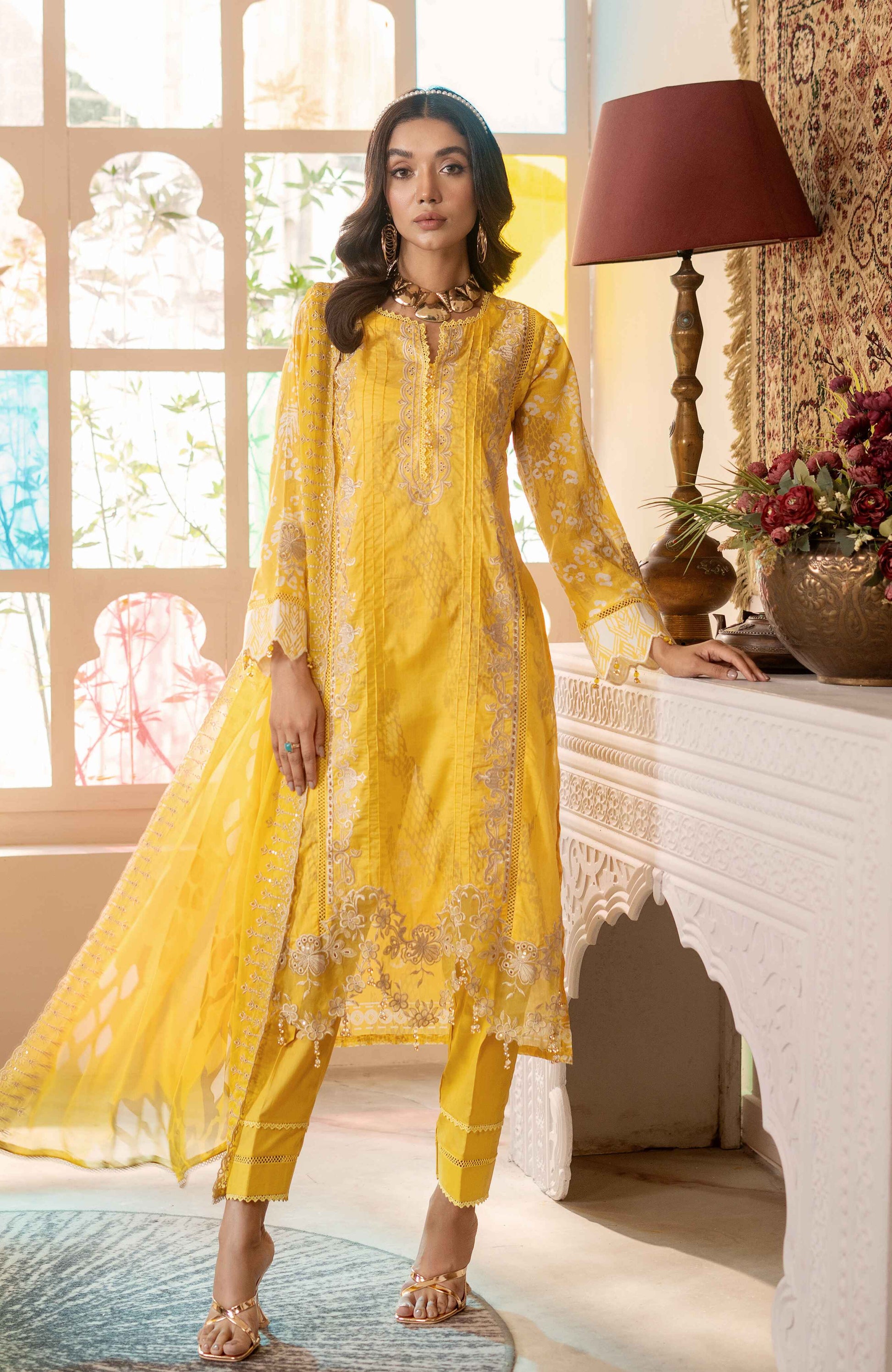 Al Zohaib | Sunshine Bloom Premium Lawn 25 | SBP-25-06 - Official Al Zohaib stockist in UK - Sakeena London