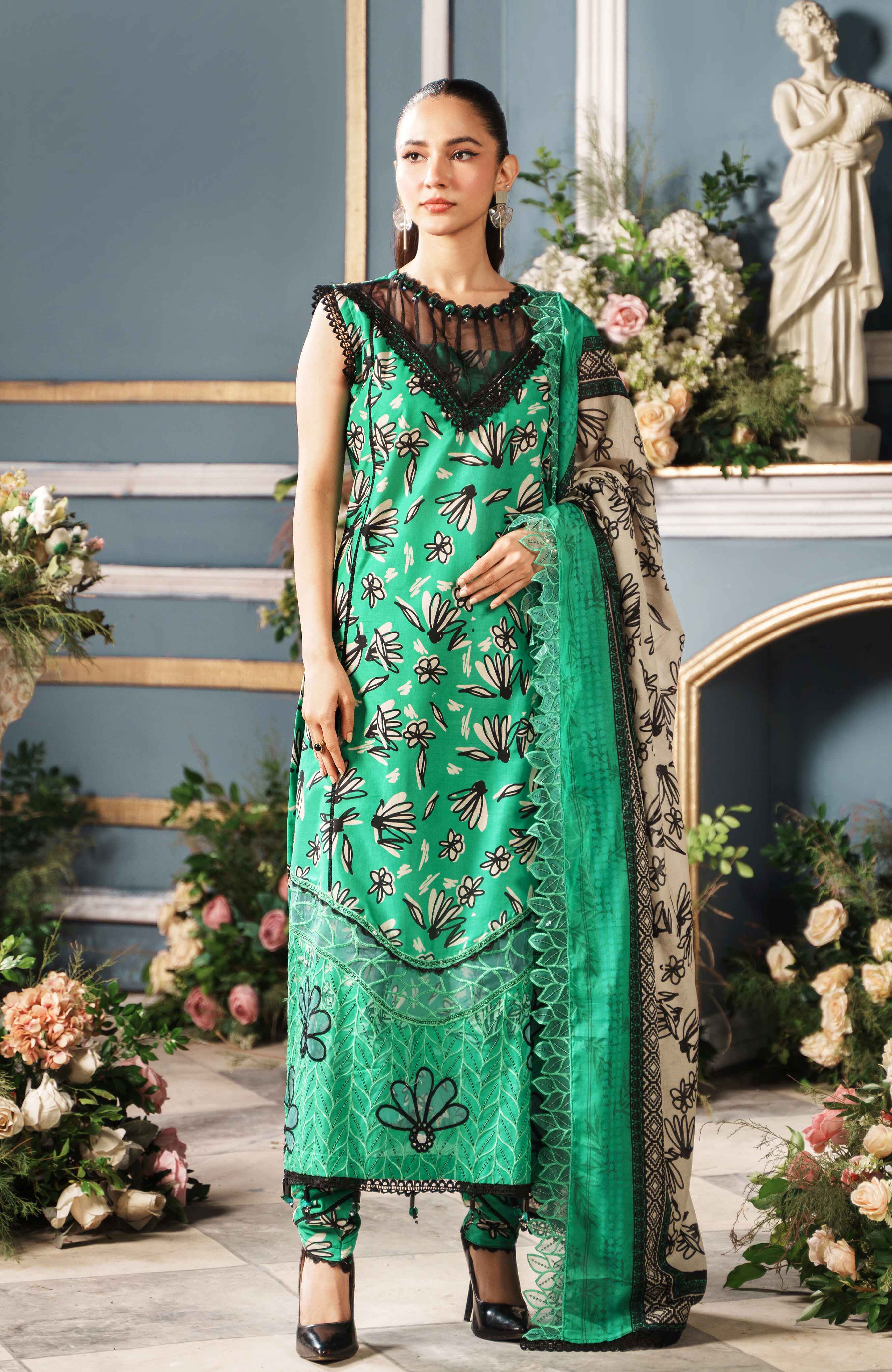 Al Zohaib | Printkari Cutwork Applique 24 | PCA-24-06 - Official Al Zohaib stockist in UK - Sakeena London