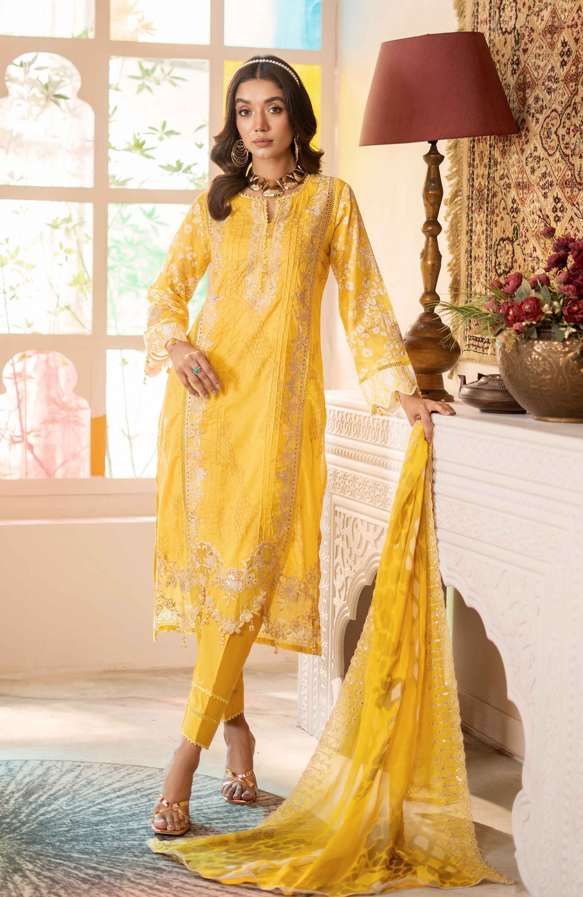 Al Zohaib | Sunshine Bloom Premium Lawn 25 | SBP-25-06 - Official Al Zohaib stockist in UK - Sakeena London
