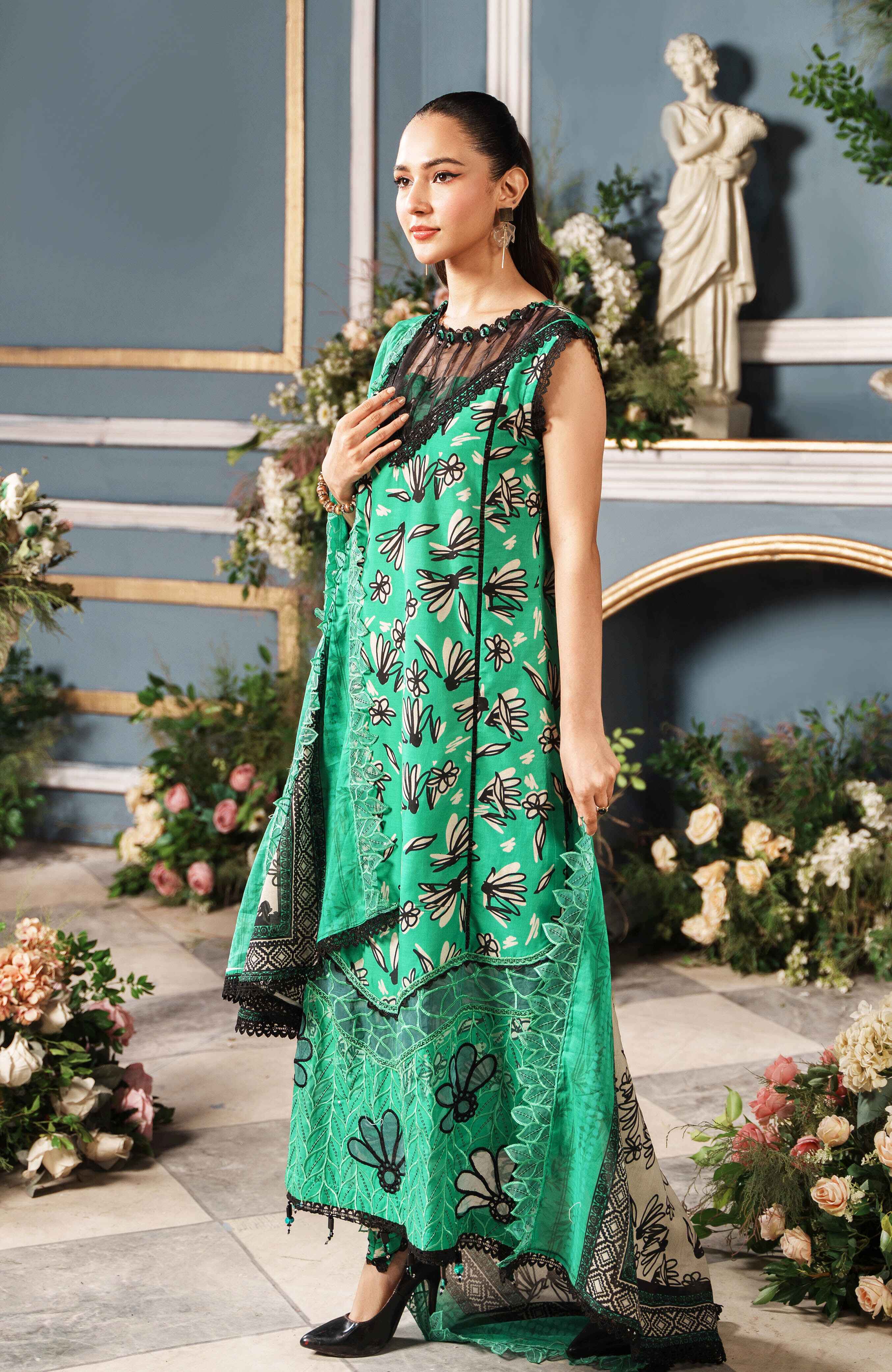 Al Zohaib | Printkari Cutwork Applique 24 | PCA-24-06 - Official Al Zohaib stockist in UK - Sakeena London