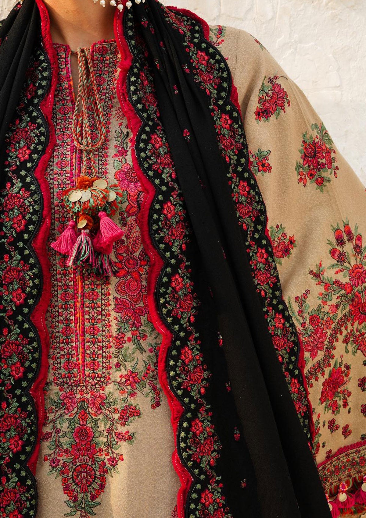 Winter Collection - Hussain Rehar - Karandi AW - D#06 - Sahara