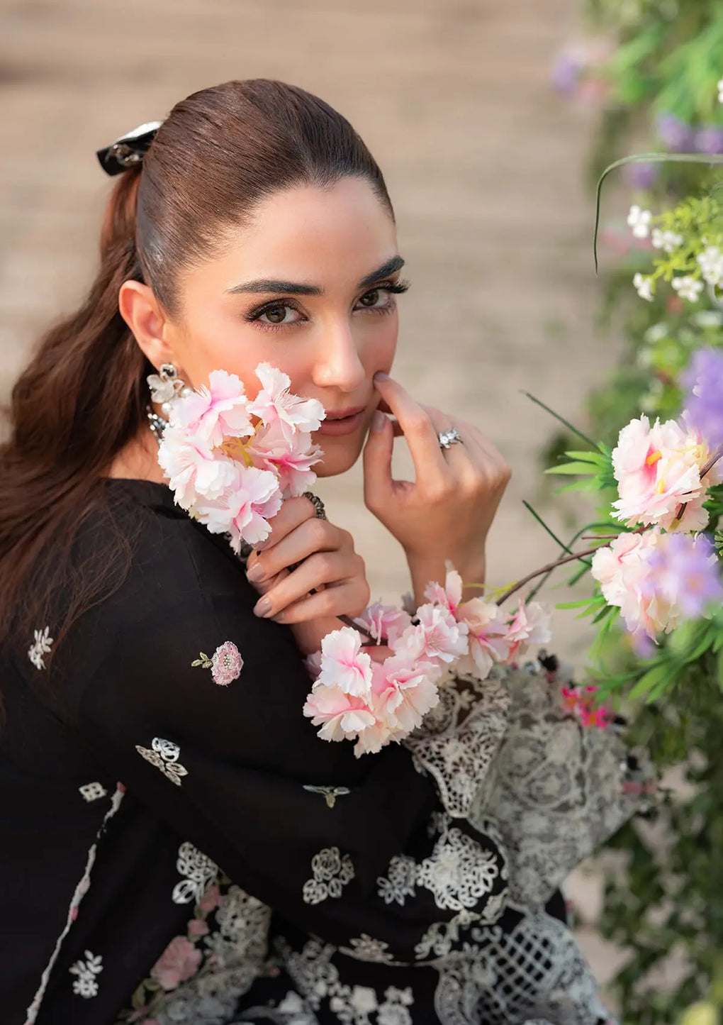 Elaf Premium | Luxury Lawn 25 | ELH-6A SERENA - Official Elaf Premium stockist in UK - Sakeena London