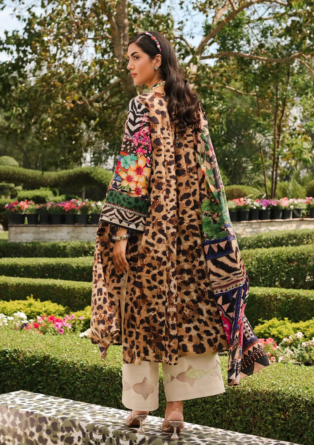 Elaf Premium | Printed Collection 24 | EEP-06A - Menagerie - Official Elaf Premium stockist in UK - Sakeena London