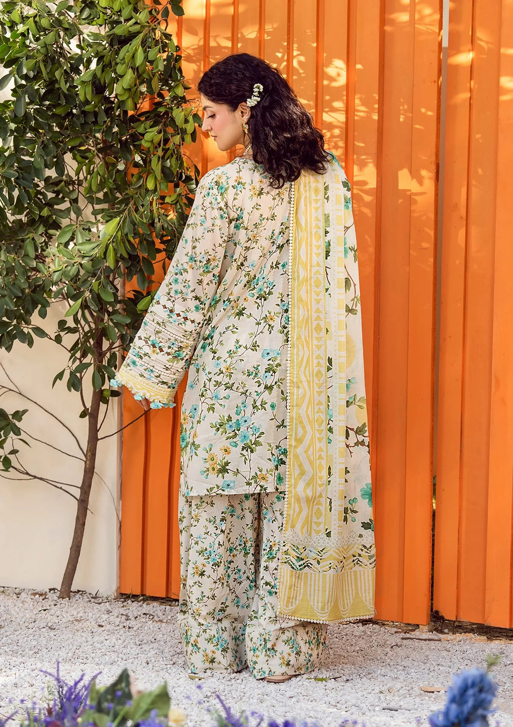 Elaf Premium | Prints 25 | EPS-3A IVORY WHISPERS - Official Elaf Premium stockist in UK - Sakeena London