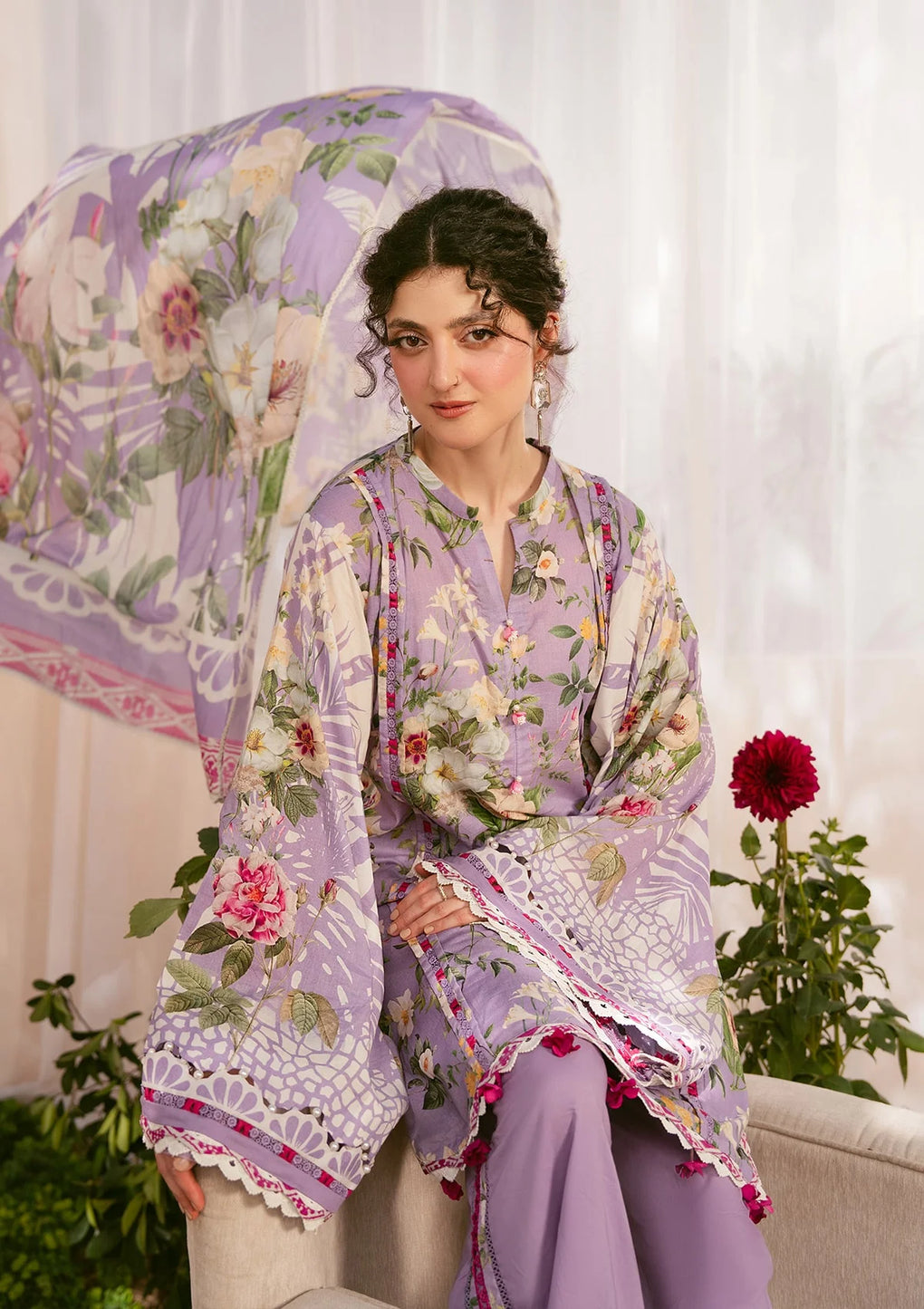 Elaf Premium | Prints 25 | EPS-5B LILABELLE - Official Elaf Premium stockist in UK - Sakeena London