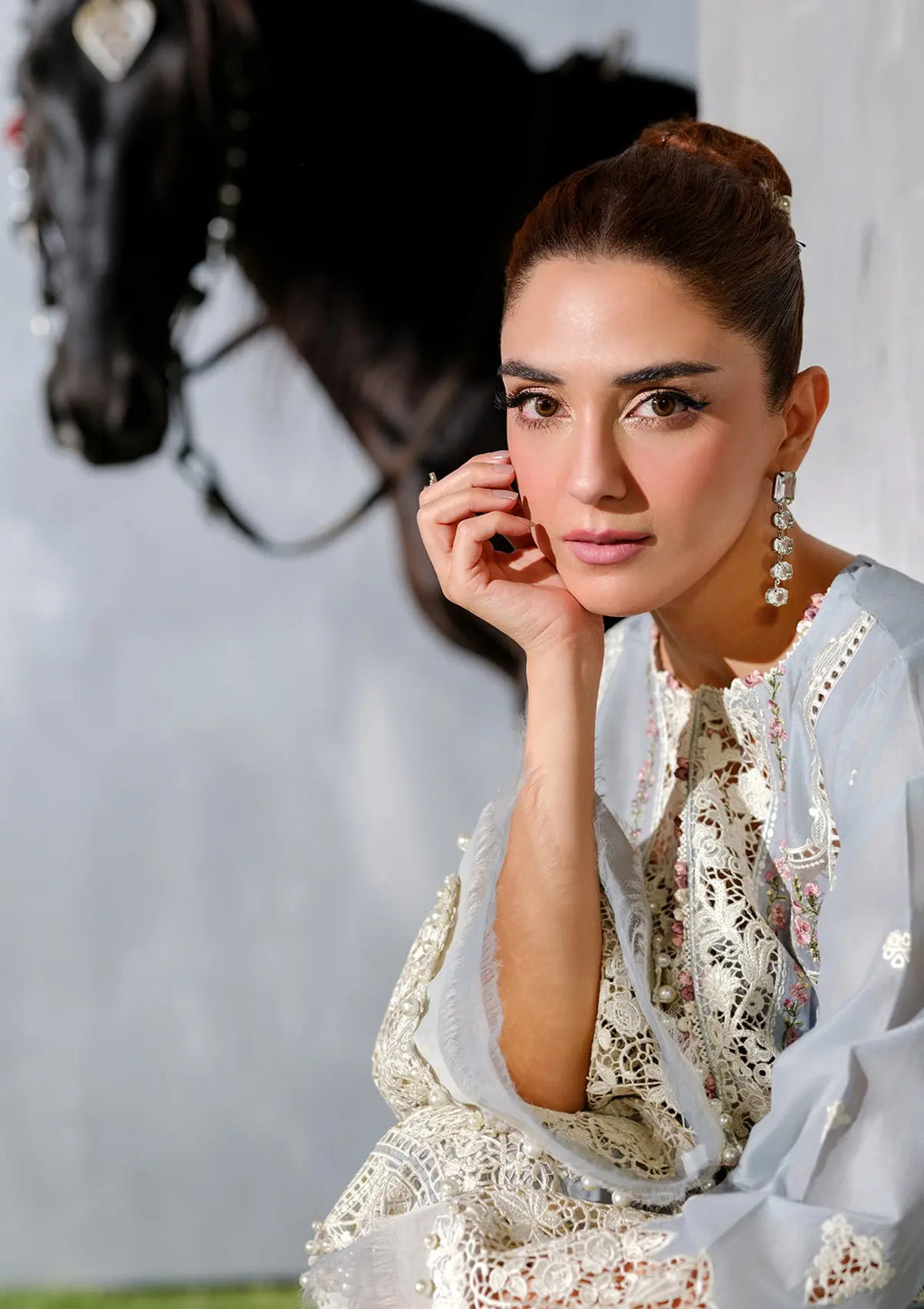 Elaf Premium | Luxury Lawn 25 | ELH-7B ISSABEL - Official Elaf Premium stockist in UK - Sakeena London