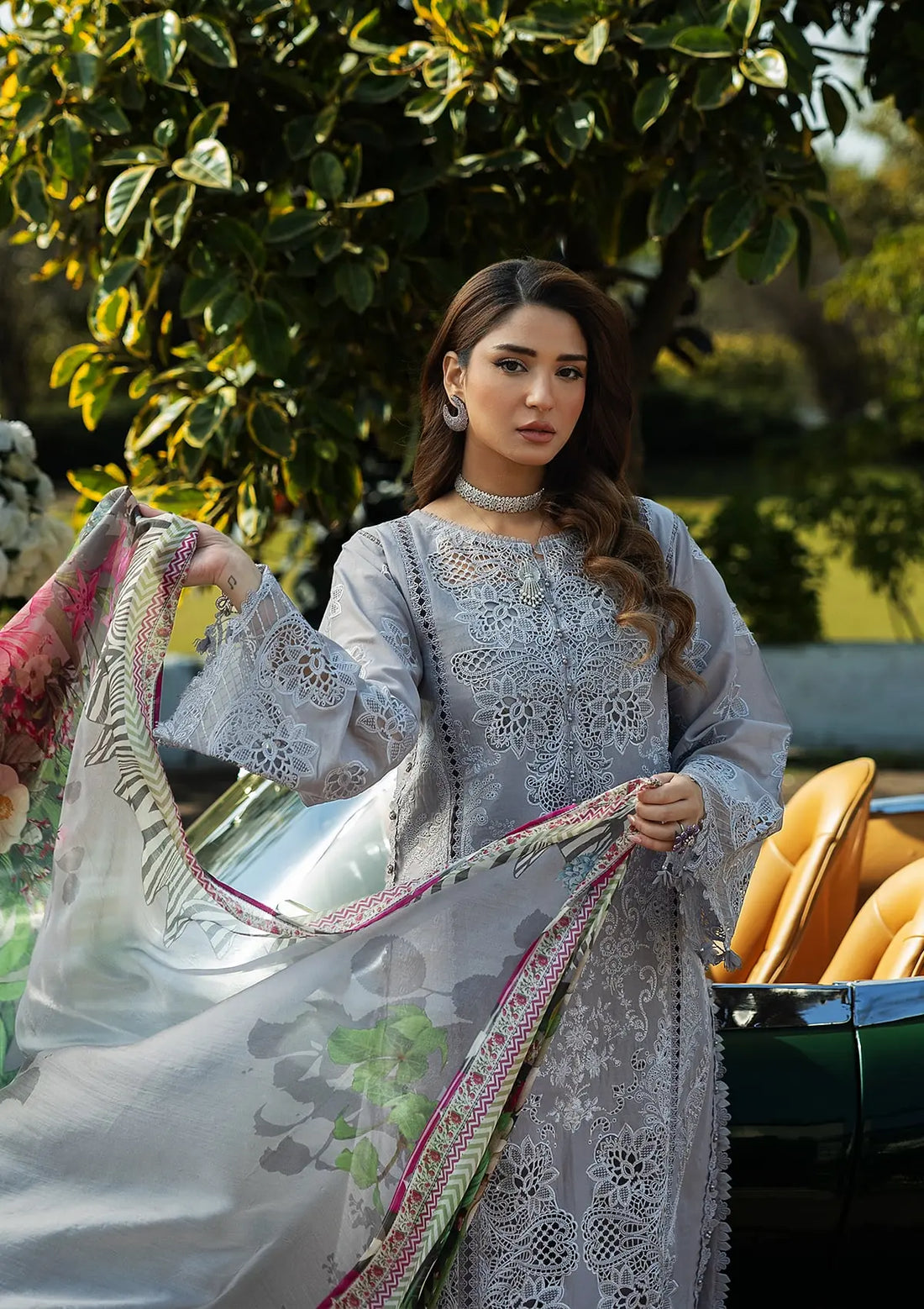 Kahf Premium | Luxury Lawn 25 | KLR-04 Lilia - Official Kahf Premium stockist in UK - Sakeena London