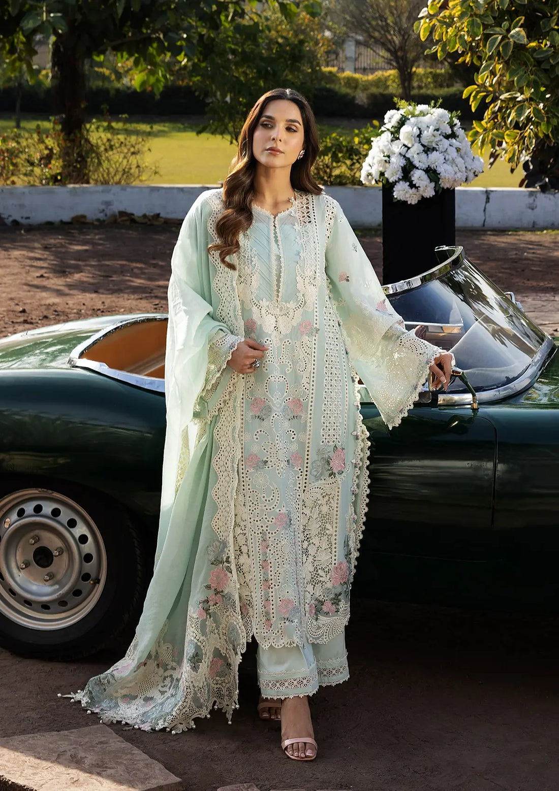 Kahf Premium | Luxury Lawn 25 | KLR-2B Garnet - Official Kahf Premium stockist in UK - Sakeena London