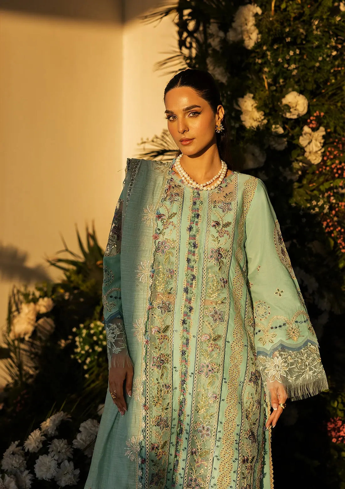 Kahf Premium | Luxury Lawn 25 | KLR-10 Elva - Official Kahf Premium stockist in UK - Sakeena London