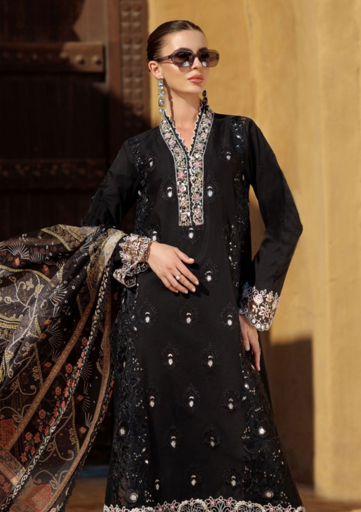 Lawn Collection - Noor by Saadia Asad - Eid Handwork LaserkariÃÂÃÂ Lawn - SL24#06