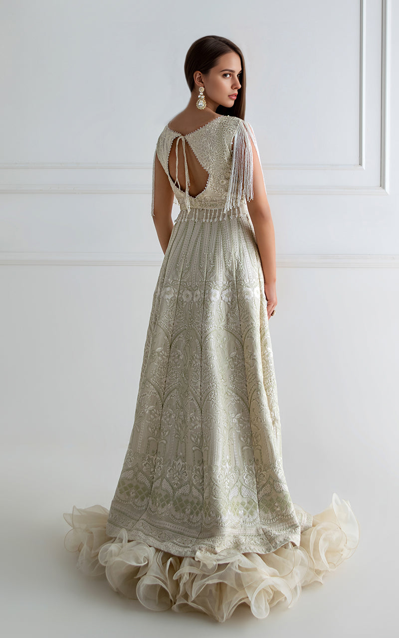 Threads and Motifs | Formal Dresses 25 | Embroidered Blouse With Lehenga - Official Threads and Motifs stockist in UK - Sakeena London