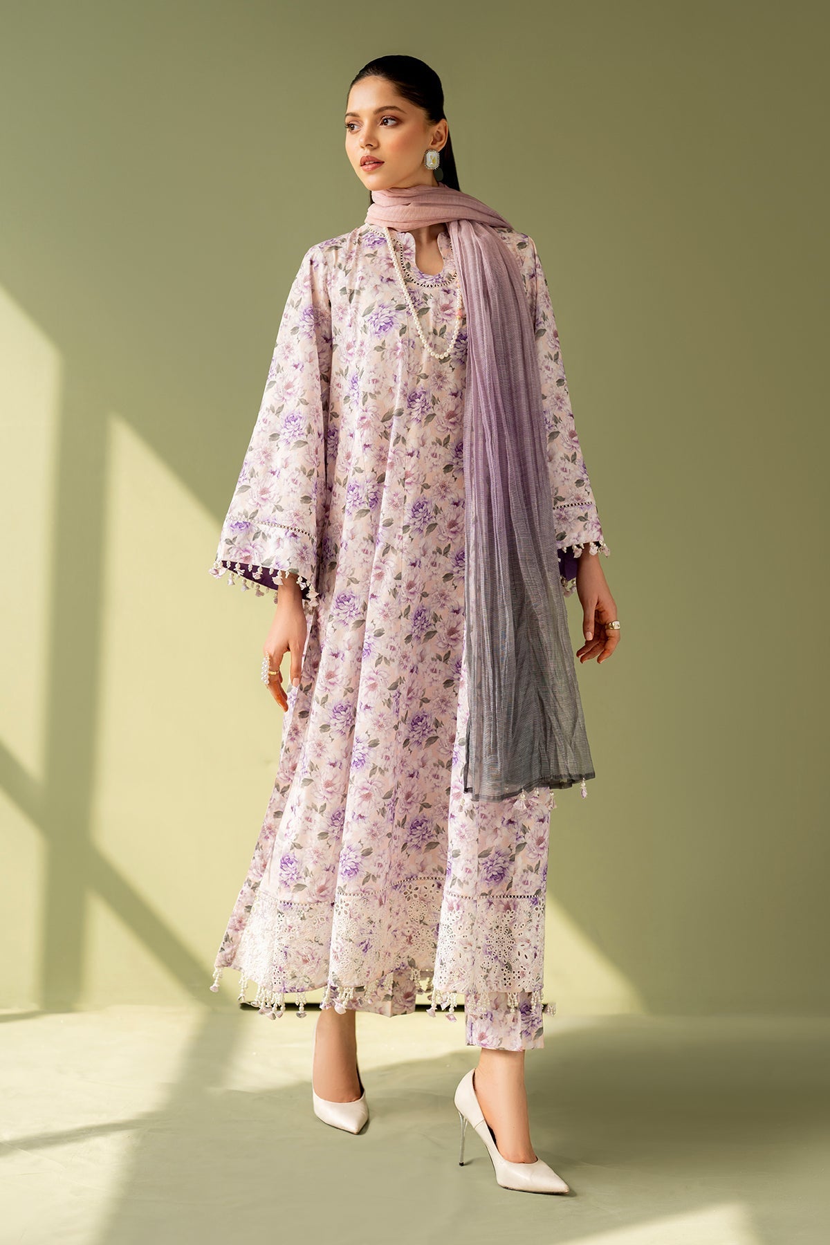 Baroque | Eid Printique | EMBROIDERED PRINTED LAWN UF-4168 - Official Baroque stockist in UK - Sakeena London