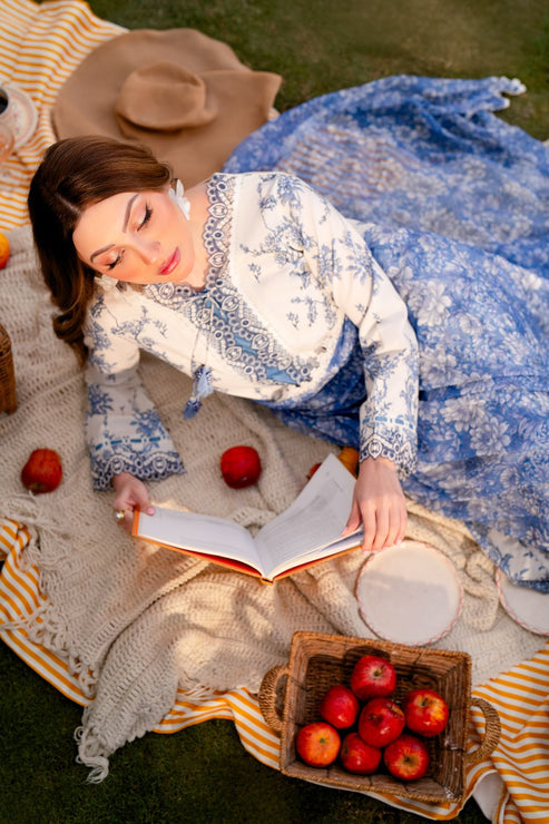 Aabyaan | Shezlin Chikankari Ramadan Edit 25 | ELYSIA (AR-01) - Official Aabyaan stockist in UK - Sakeena London